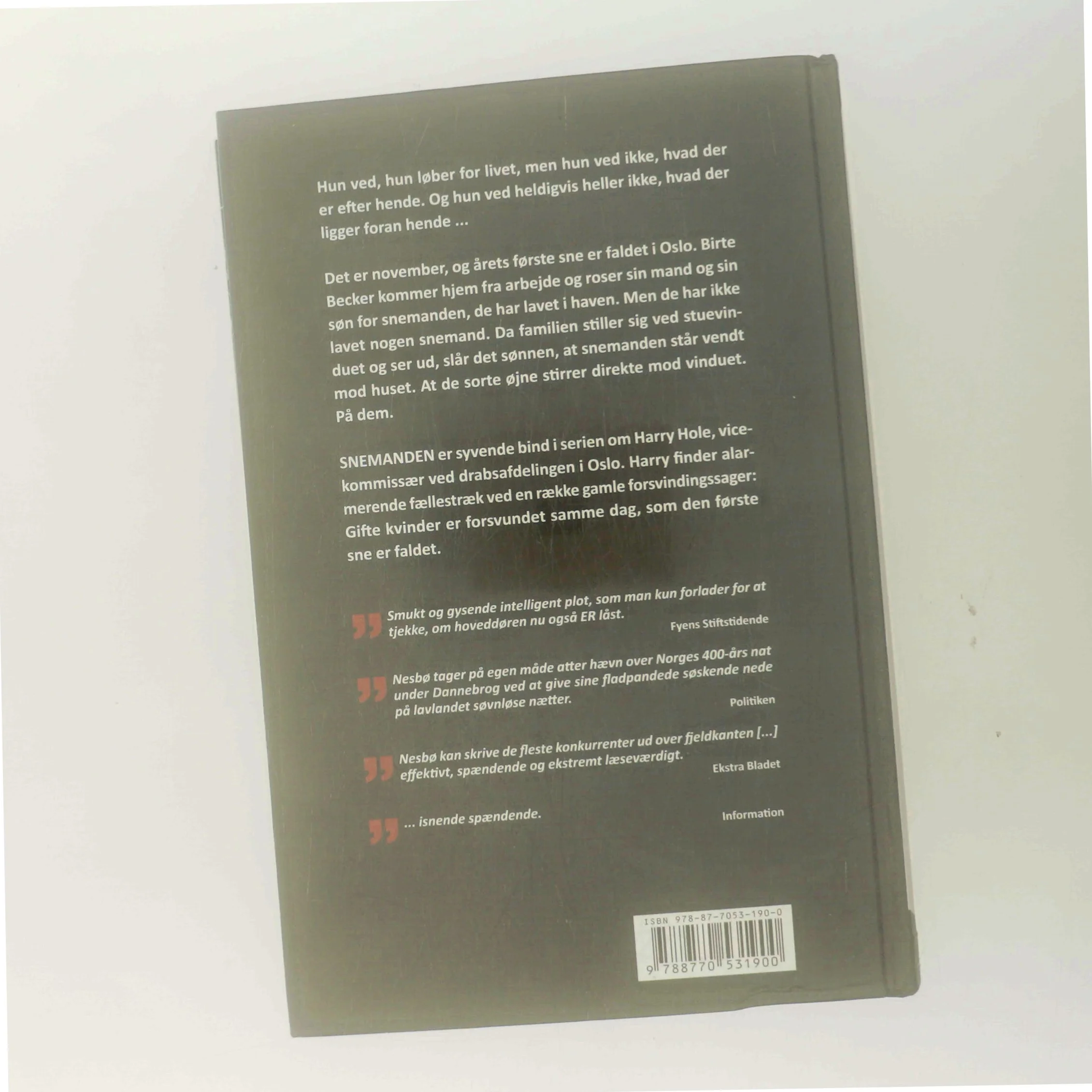 Snemanden af Jo Nesbø (Bog)