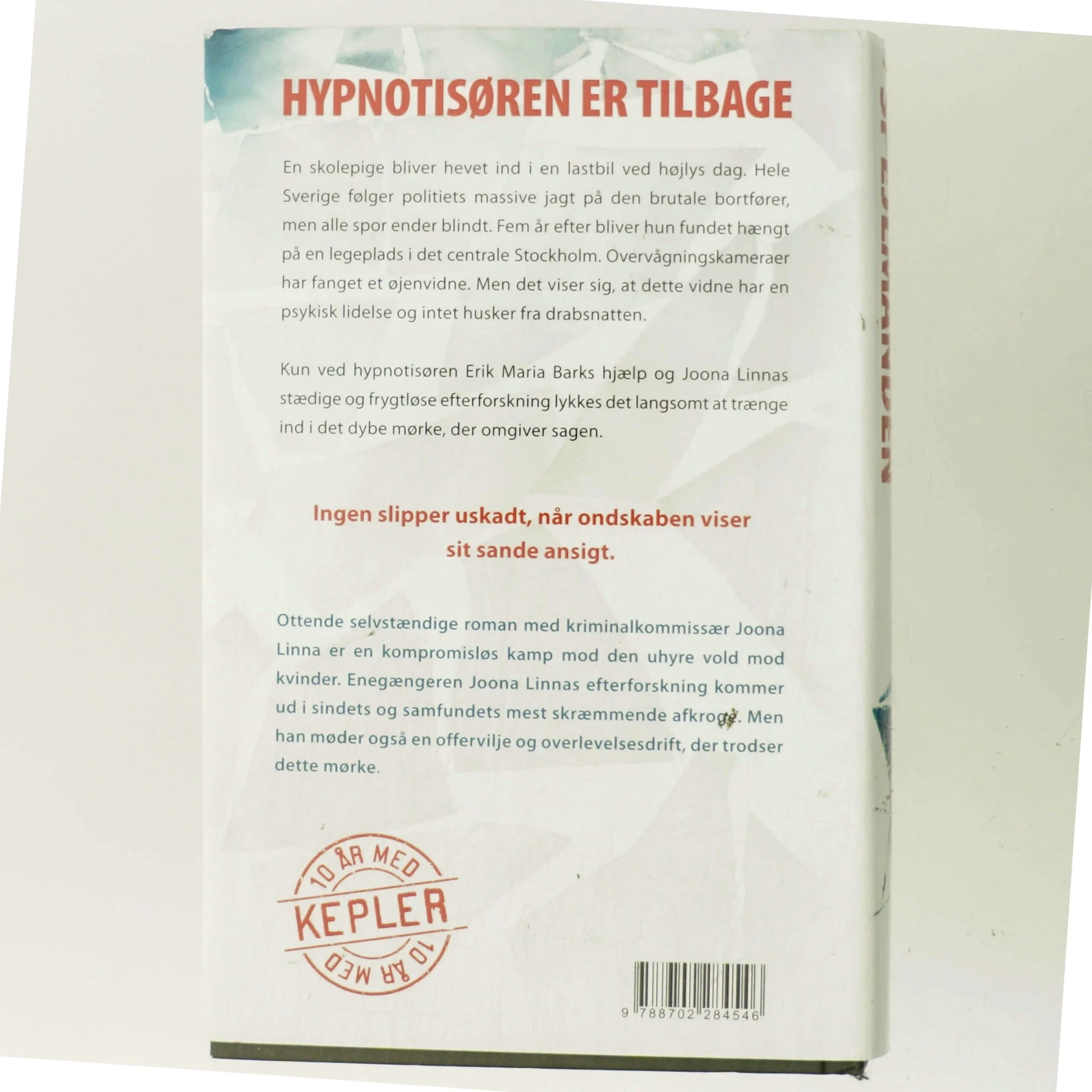 Spejlmanden : kriminalroman af Lars Kepler (Bog)