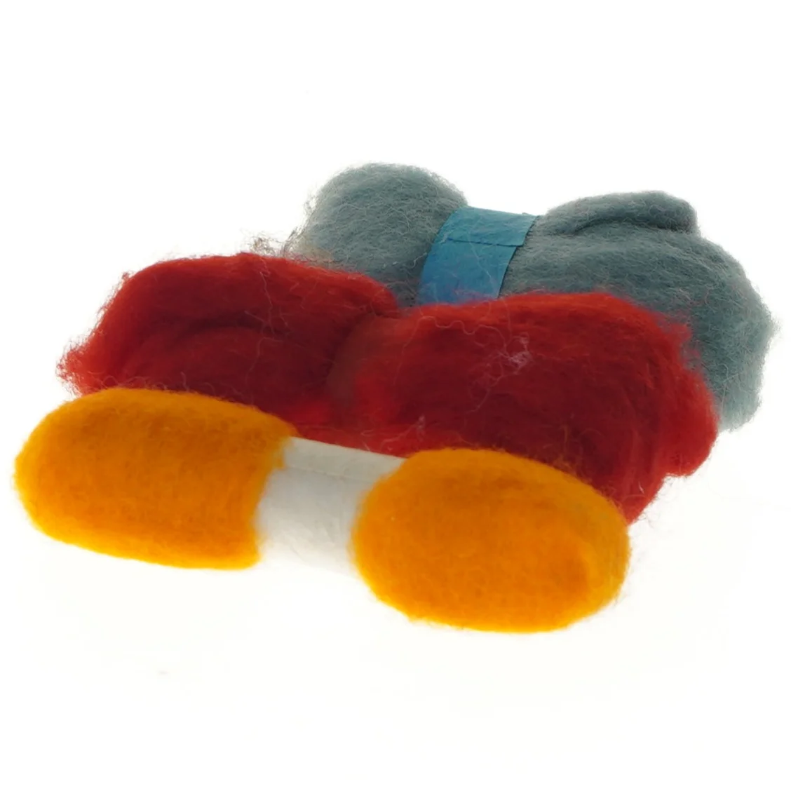 Farvet filt sæt (str. 14 cm)