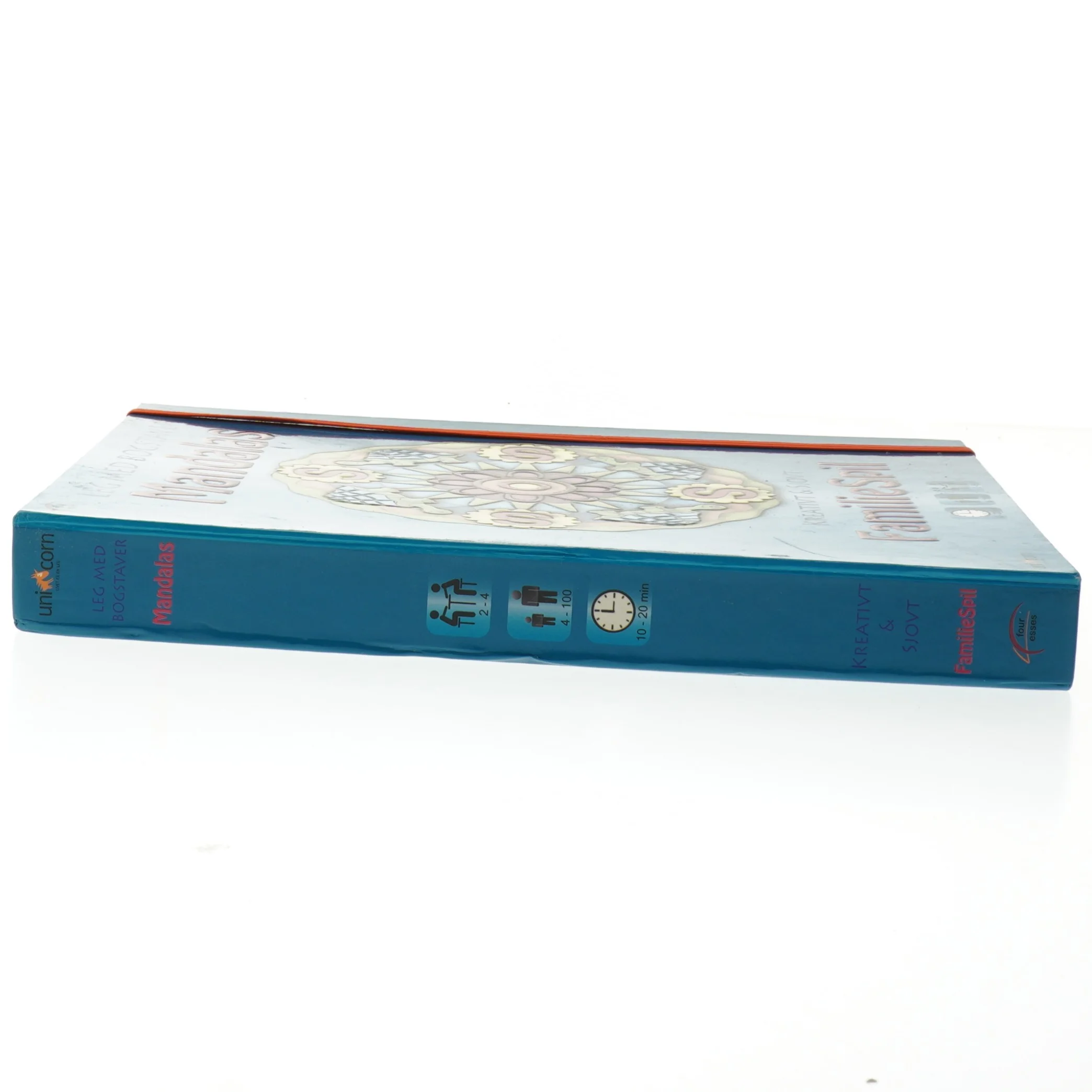 Bogstavspil Mandalas Familiespil fra Unicorn (str. 21x27 cm)