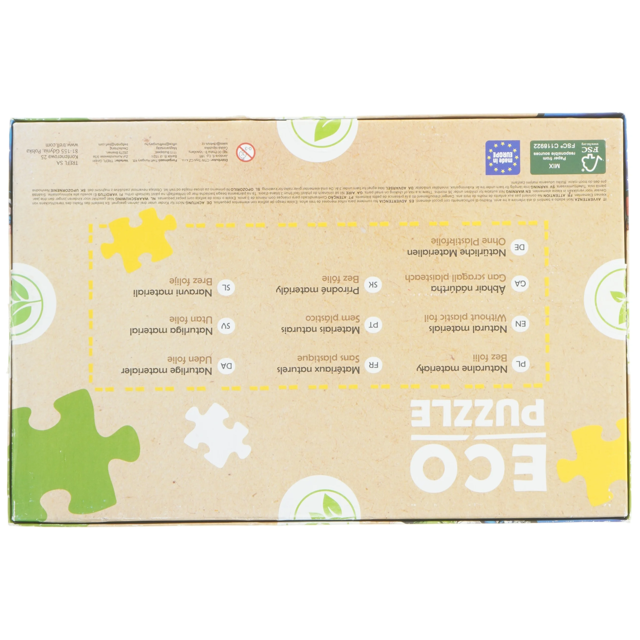 Avengers 2-i-1 puslespil fra Trefl (str. 60. prikker)