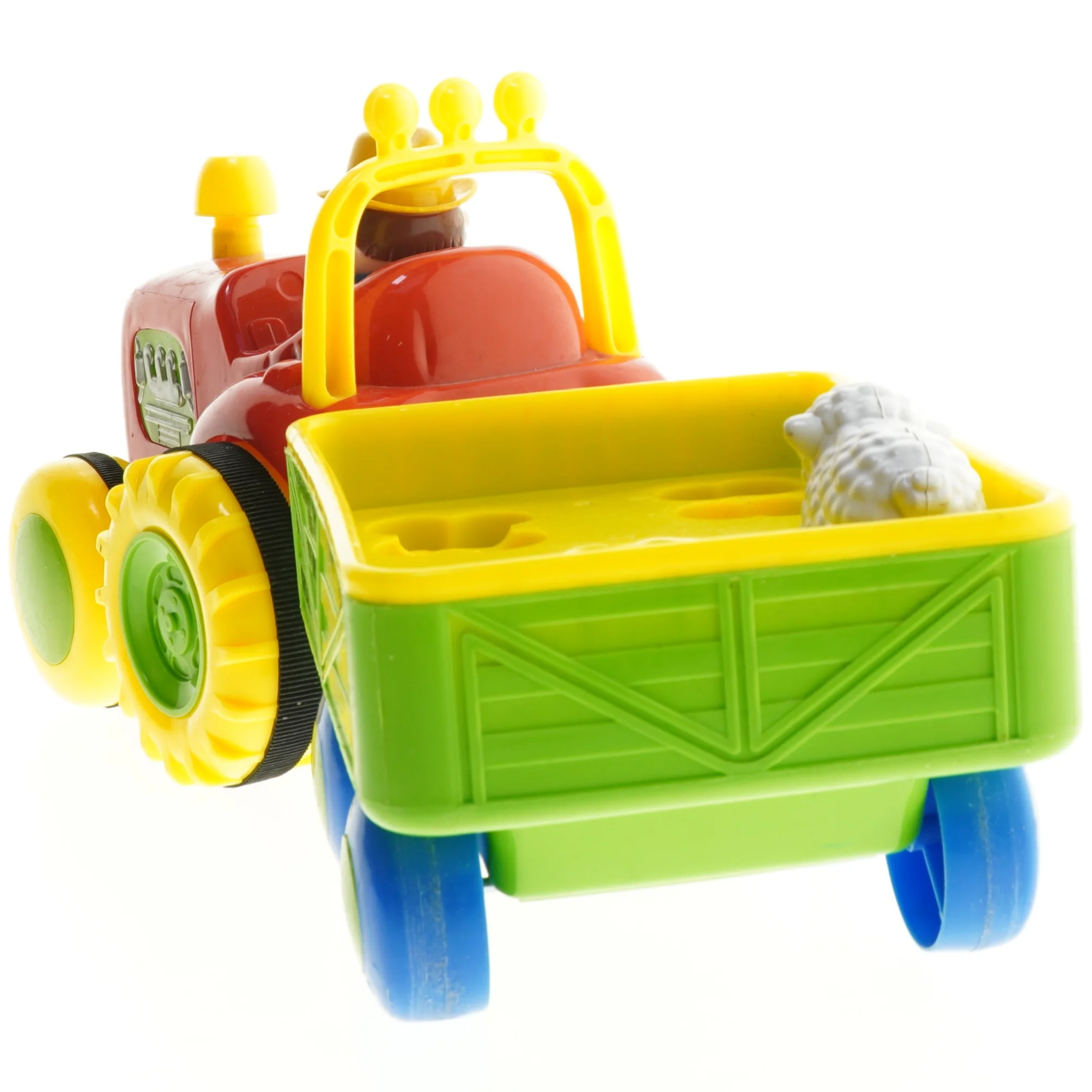 Legetøjstraktor med anhænger (str. 40 cm)