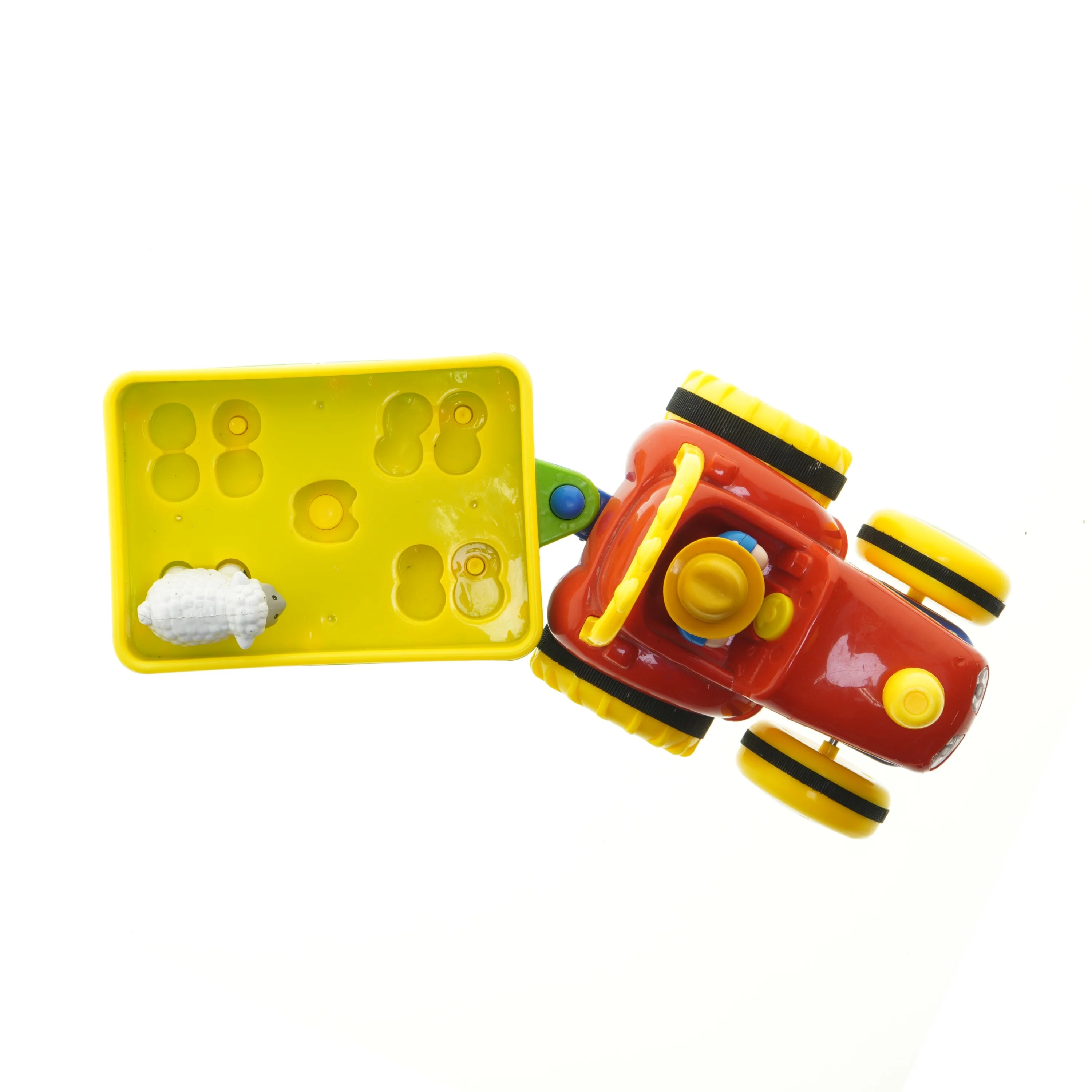 Legetøjstraktor med anhænger (str. 40 cm)