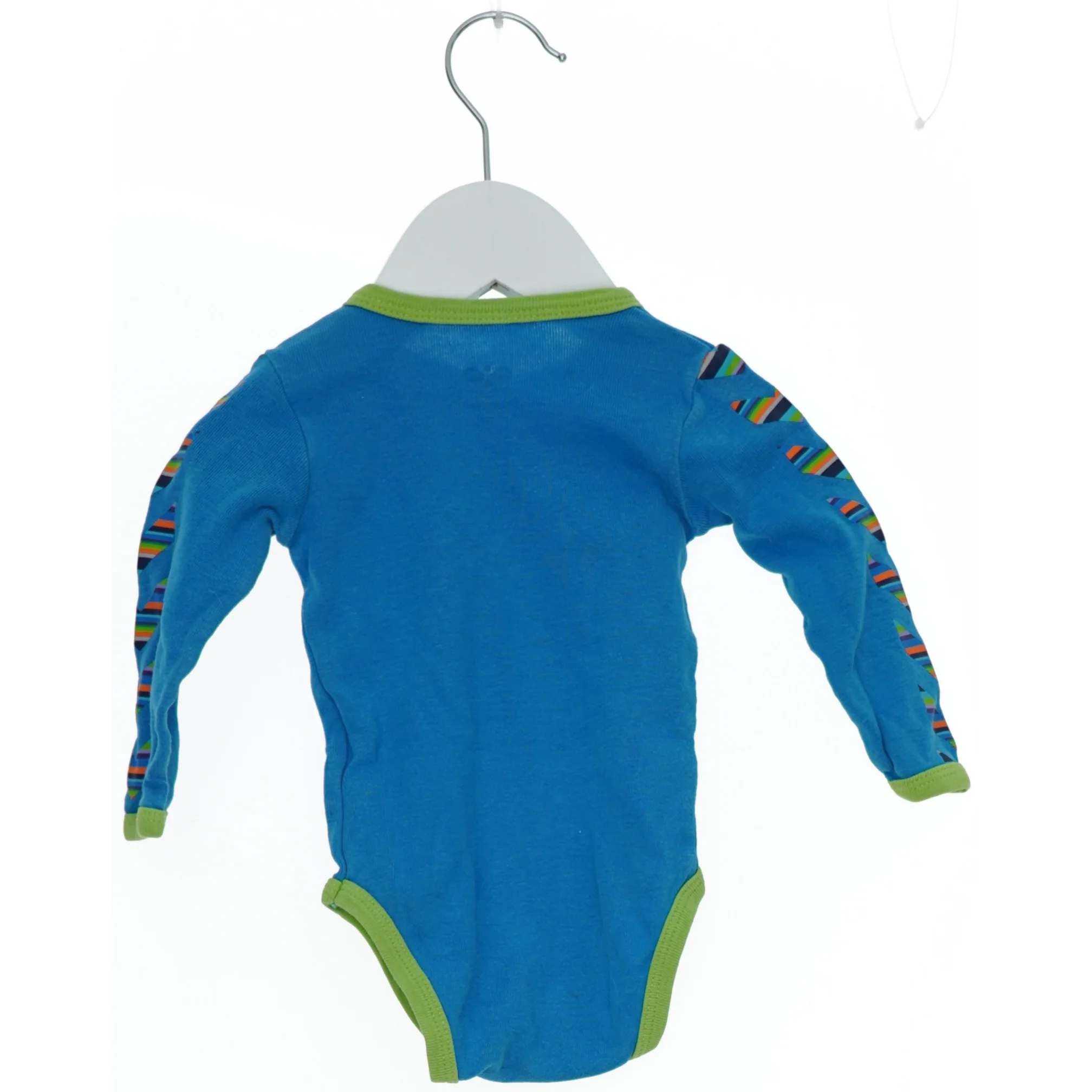 Blå langærmet bodystocking med mønstrede detaljer fra Hummel (str. 62)