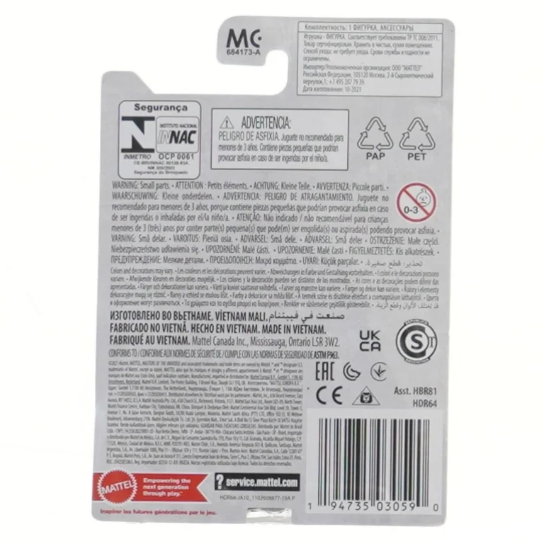 He-Man Skeletor figur fra Mattel (str. 6 cm)