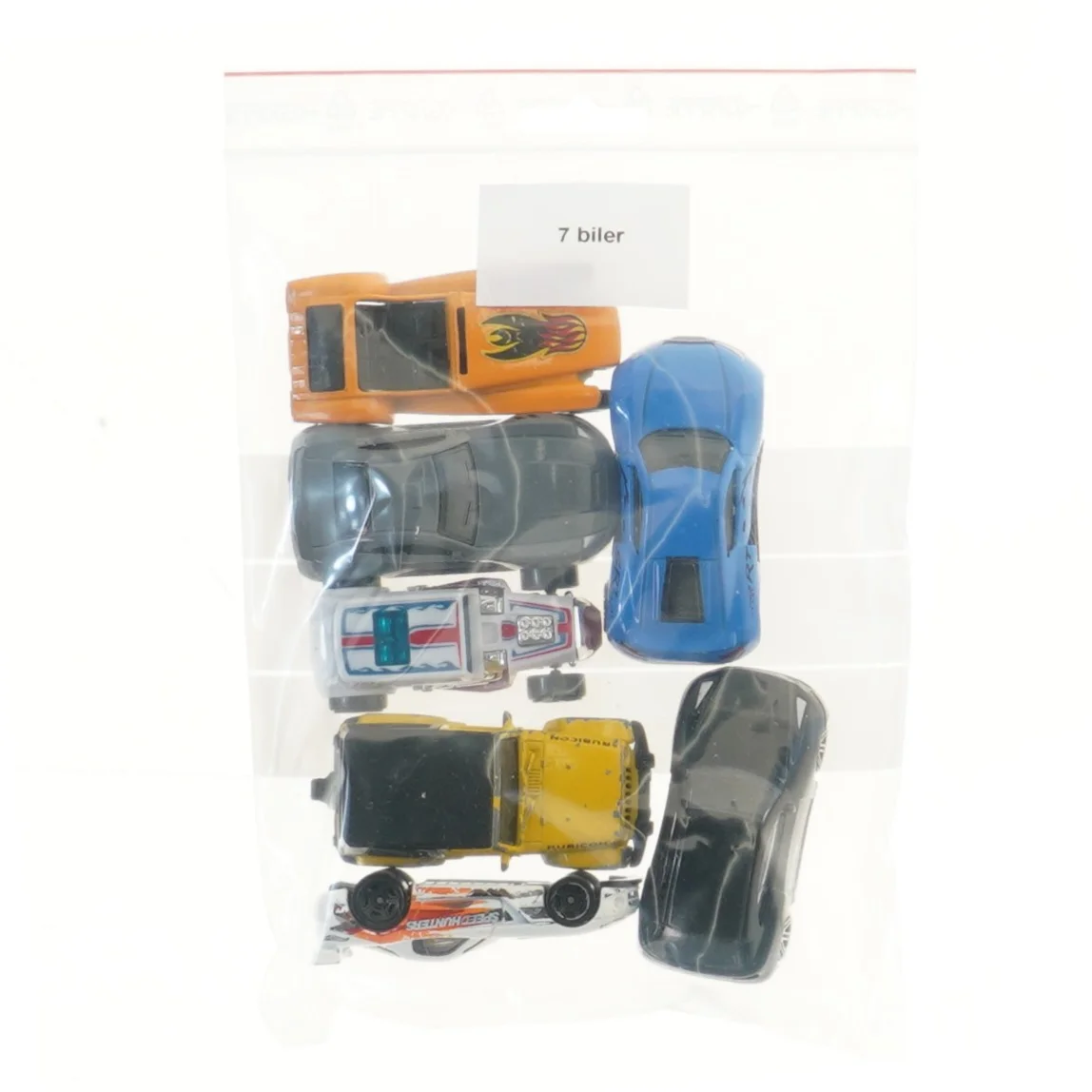 Samling af 7 miniature biler (str. 7 stk 7,5 cm)