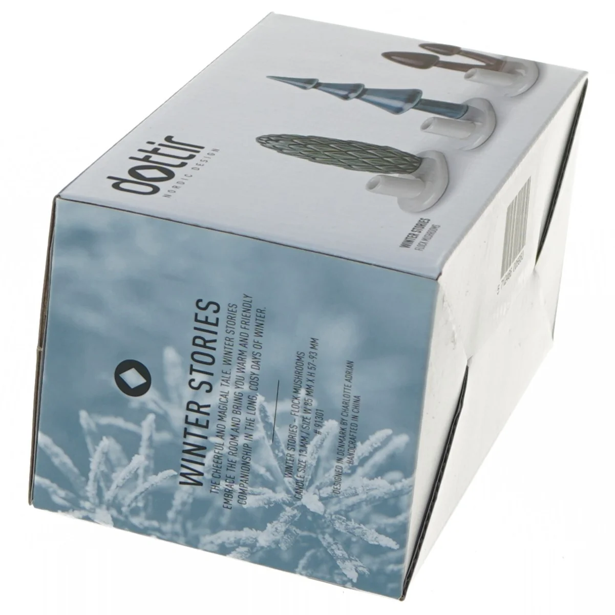 Winter Stories lysestager fra dottir (str. 8,5x9x5,5 cm)