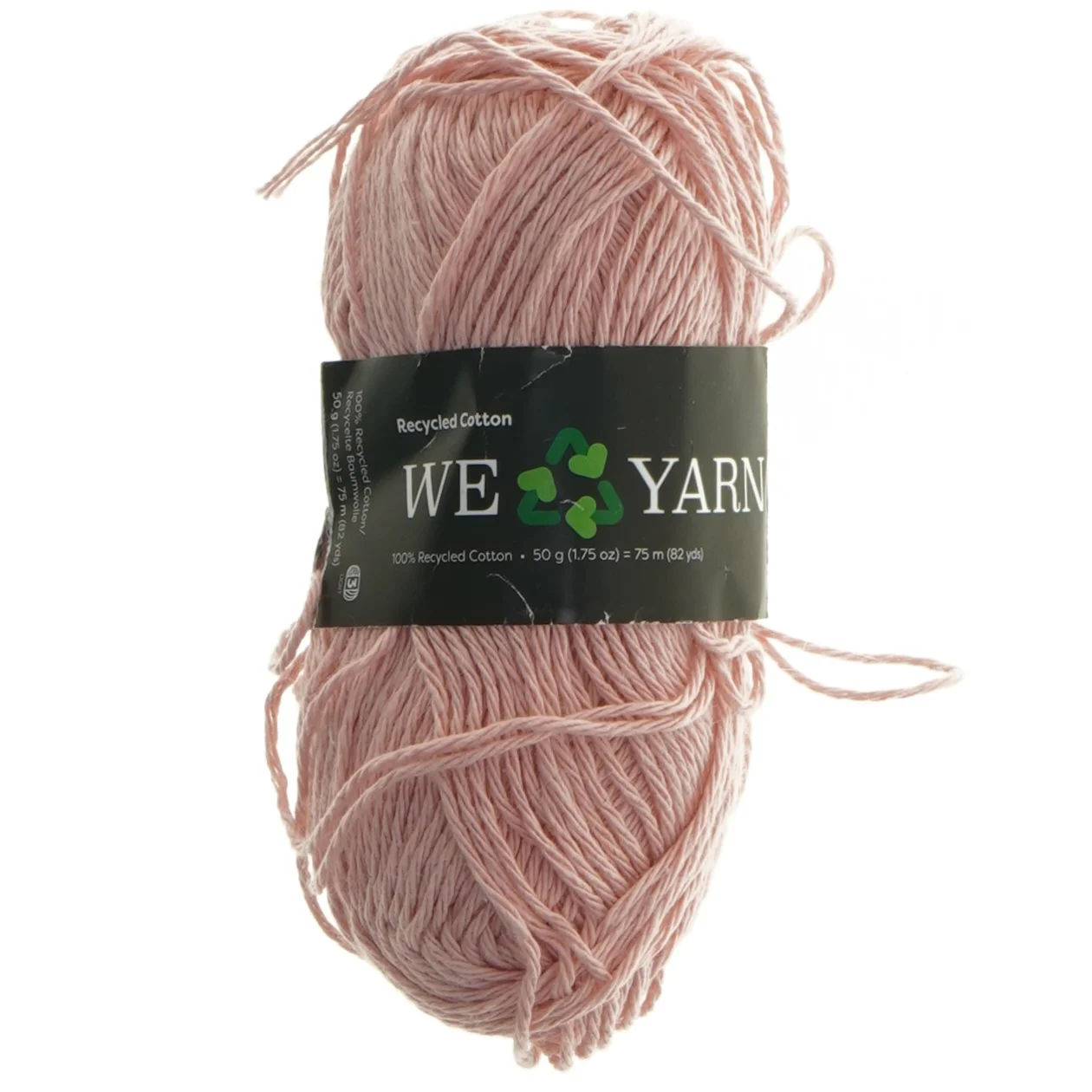 Pink garnn&oslash;gle fra We Yarn (str.  75 m 5 mm)