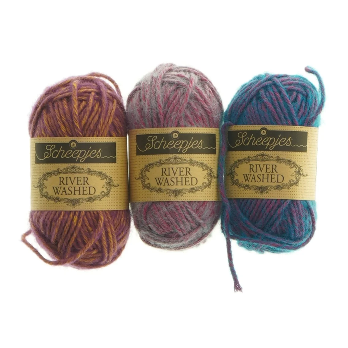 Scheepjes River Washed garns&aelig;t (str. 3 stk 26 m cm)