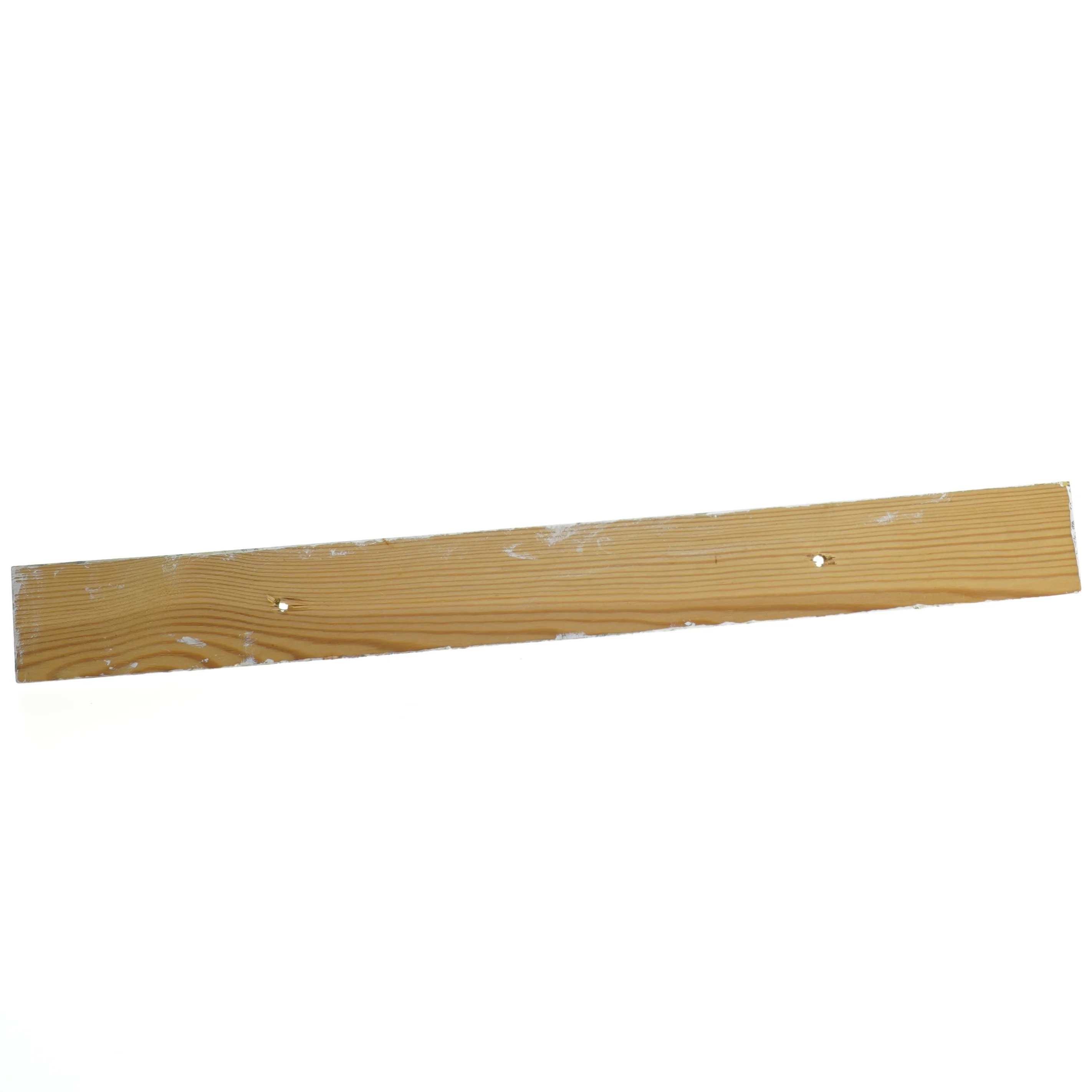 Hvidt vægmonteret knagerække (str. 40x4,5 cm)