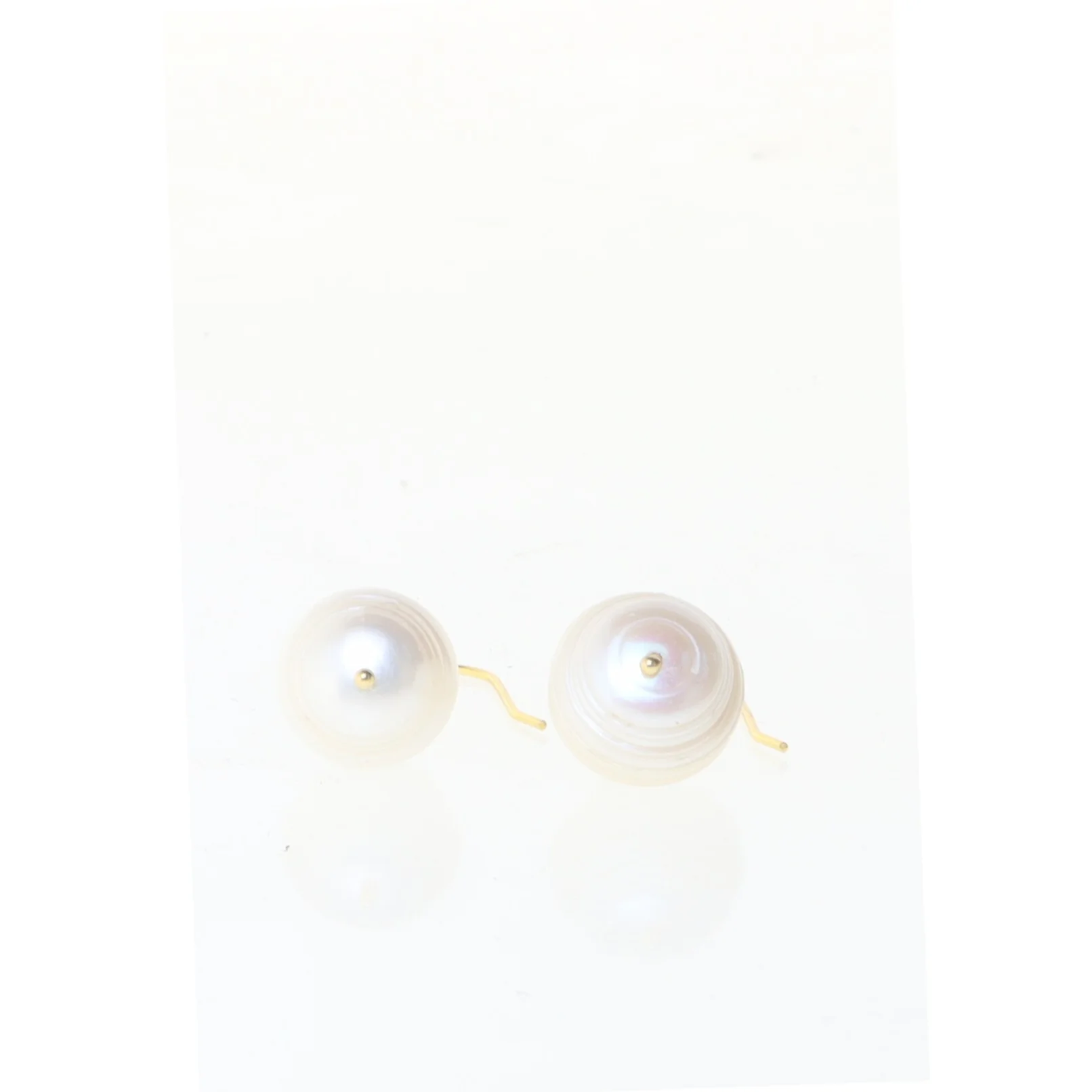 Perleøreringe med krog (str. 3 cm)