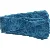 Blåt strikket tørklæde (str. 108x16 cm)