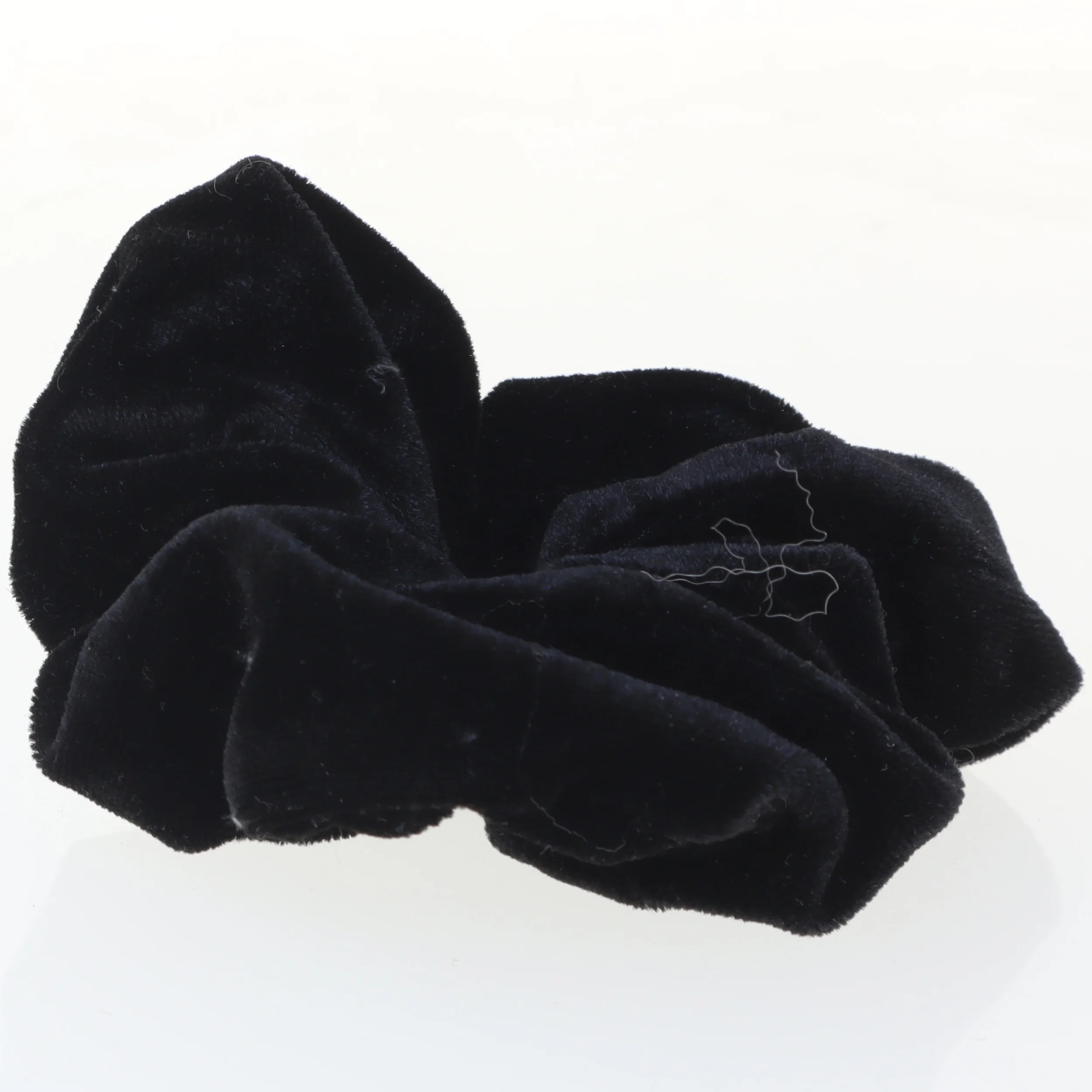 Sort hårelastik (str. 11 cm)