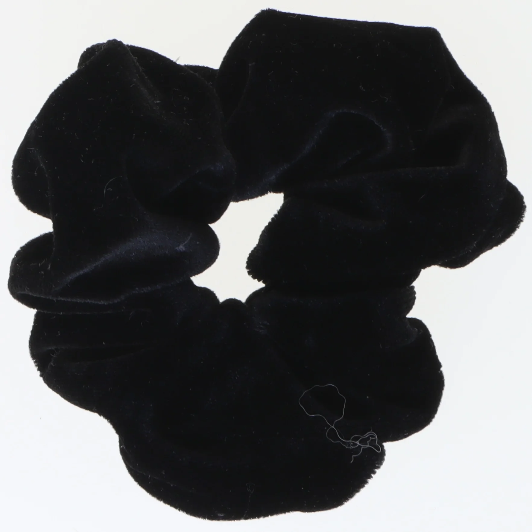 Sort hårelastik (str. 11 cm)