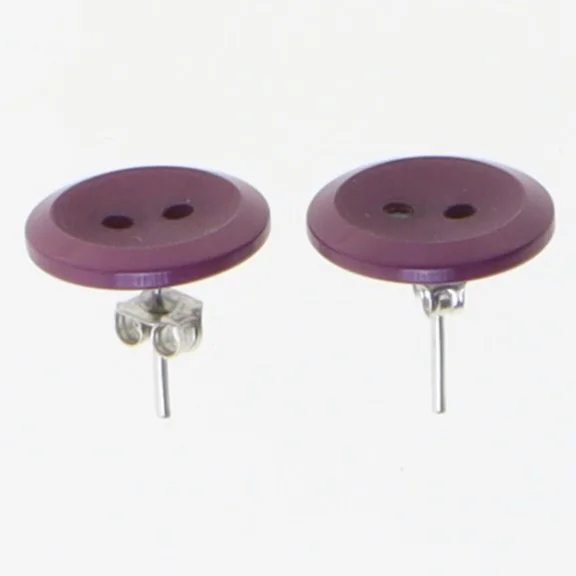 Knappformede ørestikker (str. 1 cm)