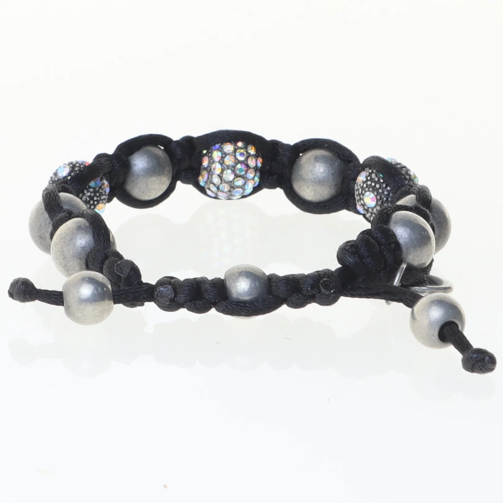 Armbånd med perler (str. Ø 6 cm)