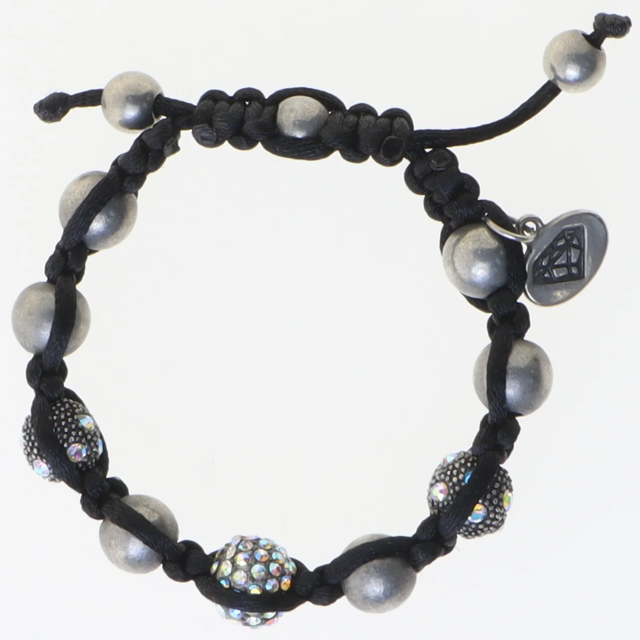 Armbånd med perler (str. Ø 6 cm)