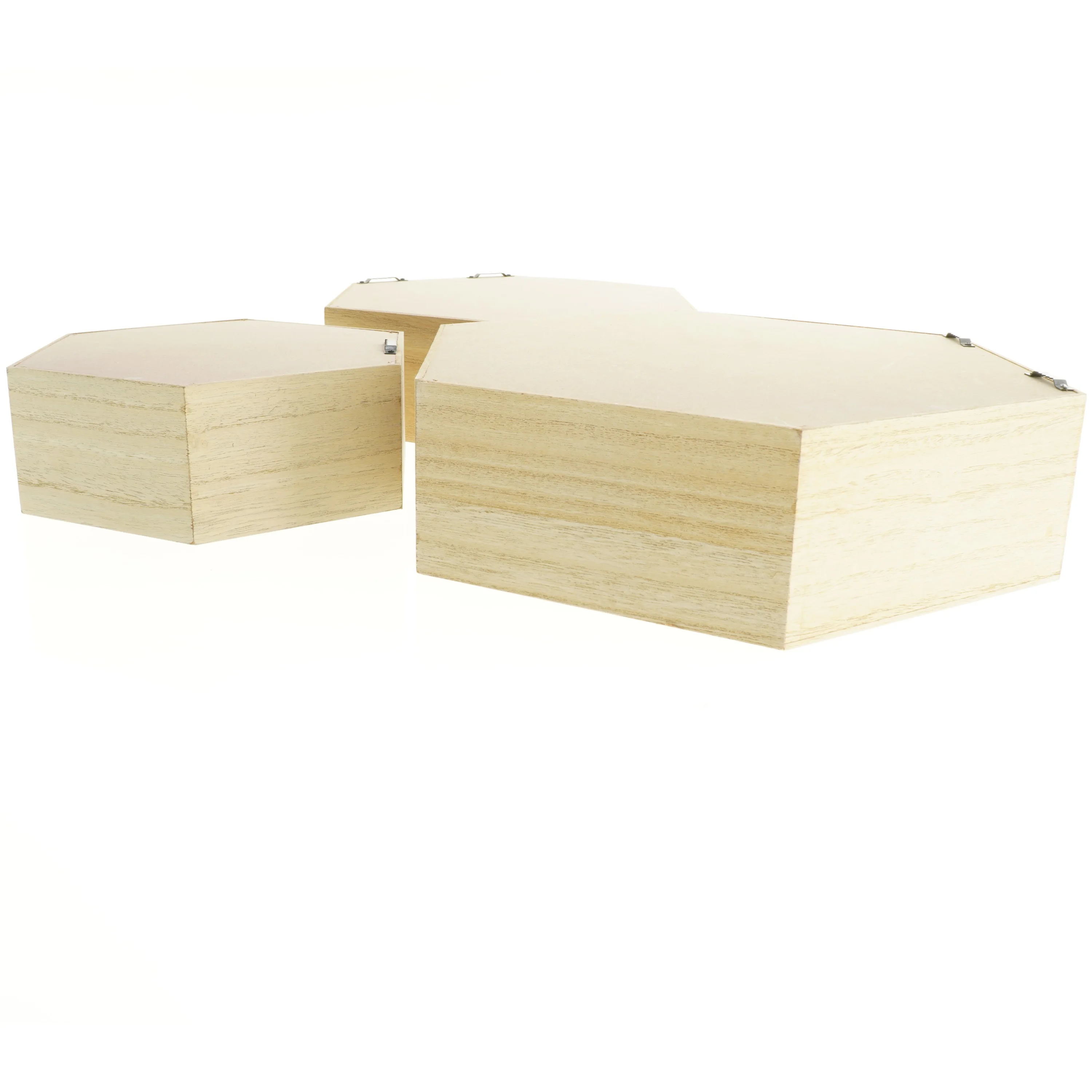 Sæt af trææsker (str. Ø 20 cm til ø 30 cm)