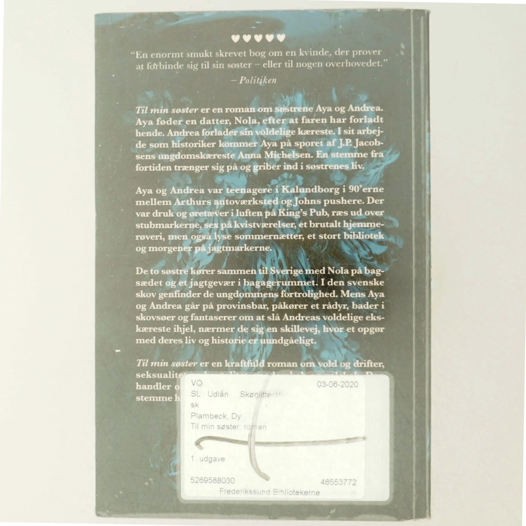 Til min søster af Dy Plambeck (Bog) fra Gyldendal