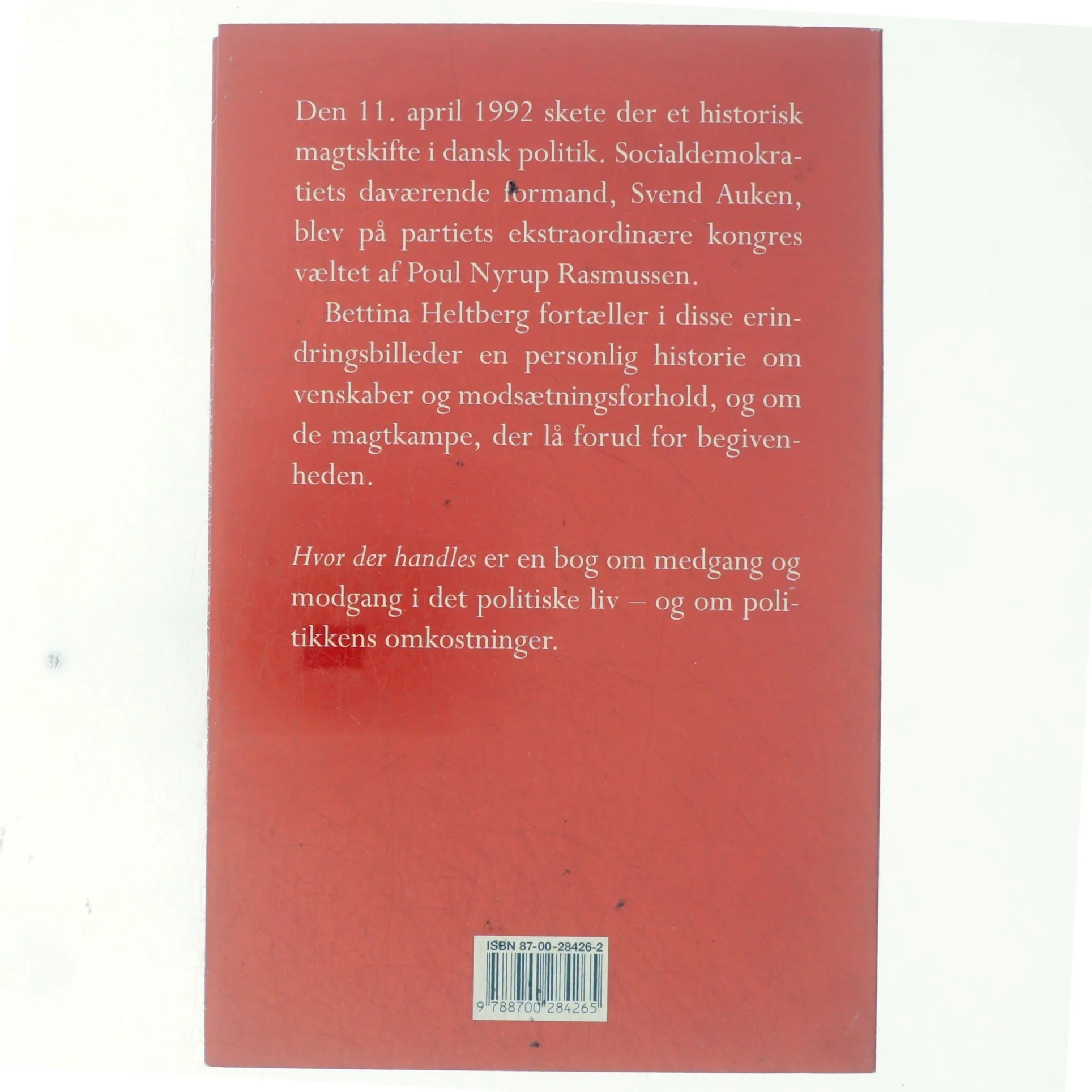 Hvor der handles af Bettina Heltberg (Bog)