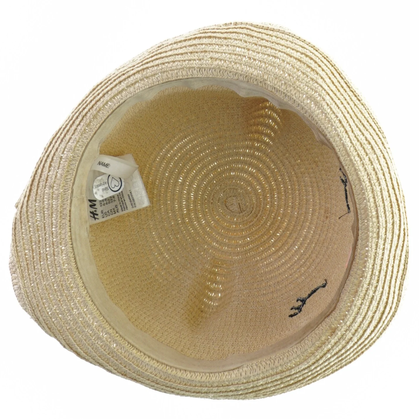 Stråhat fra H&M (str. 20 x 10 cm)