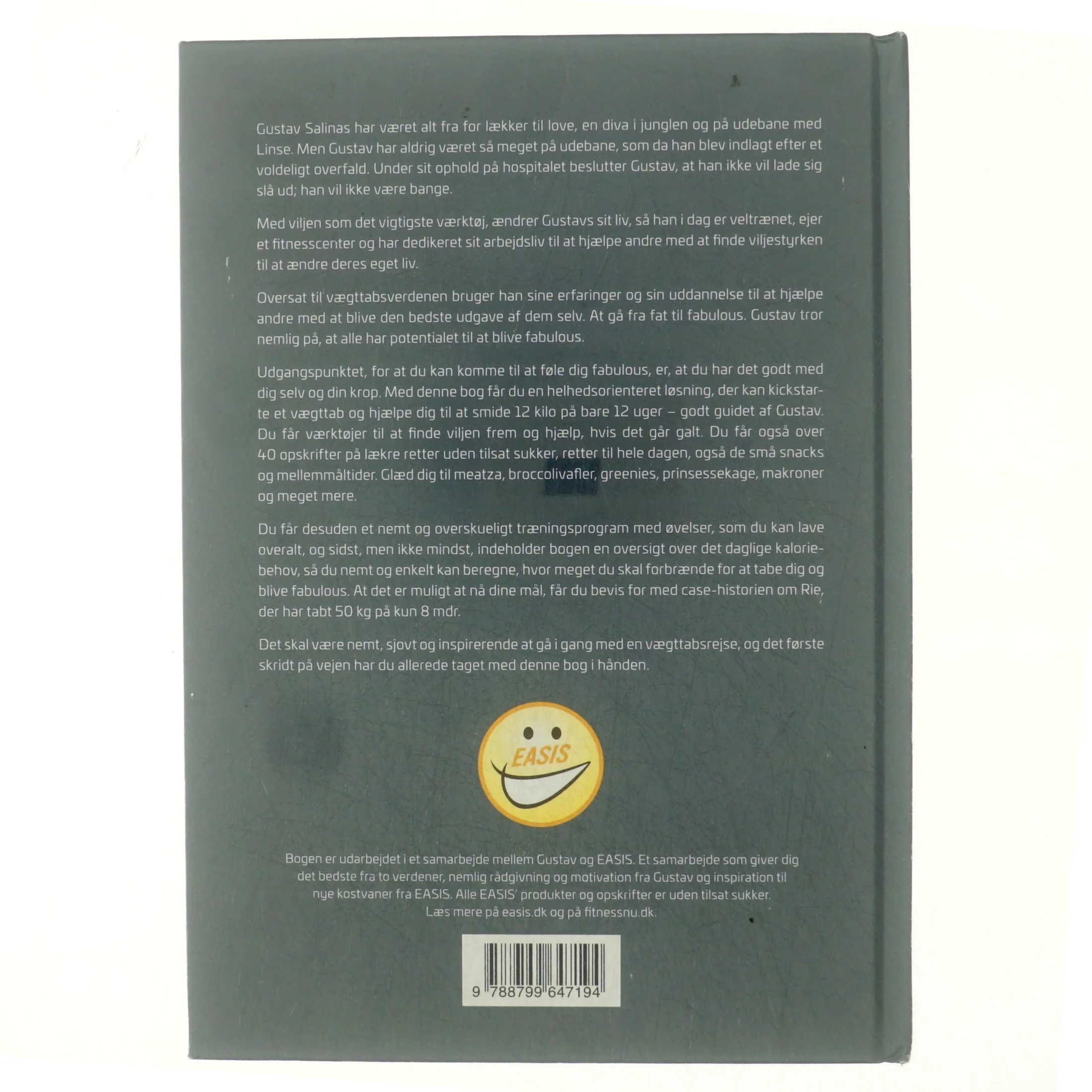 Fra fat til fabulous af Gustav Andersen Salinas (f. 1990-07-11) (Bog)