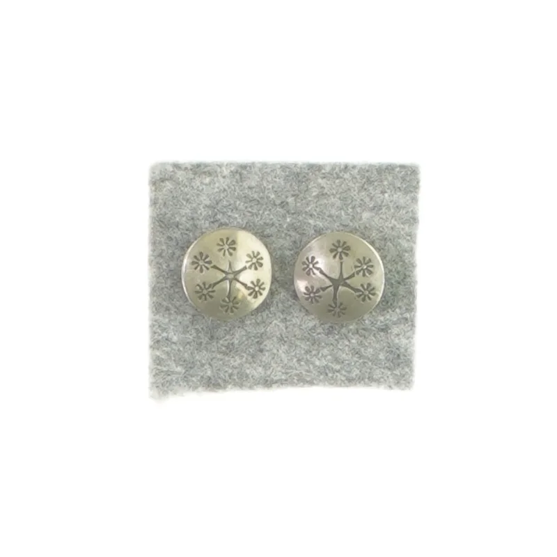 Ægte sølv Clips øreringe (str. Ø: 2,5 cm)