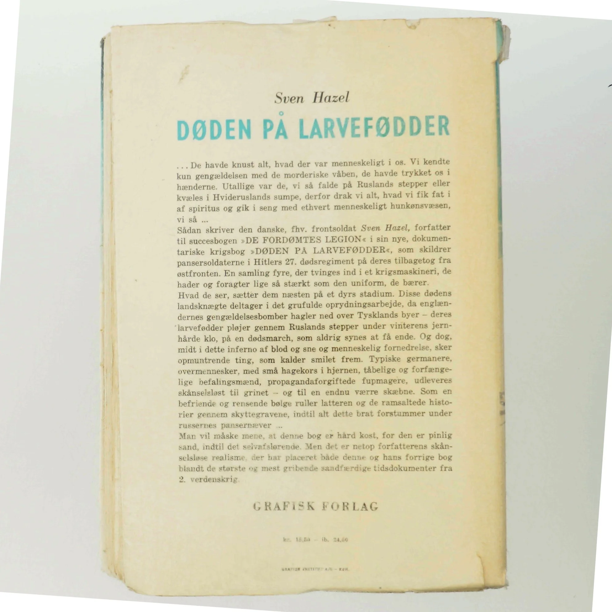 Døden på Larvefødder af Sven Hazel fra Grafisk Forlag