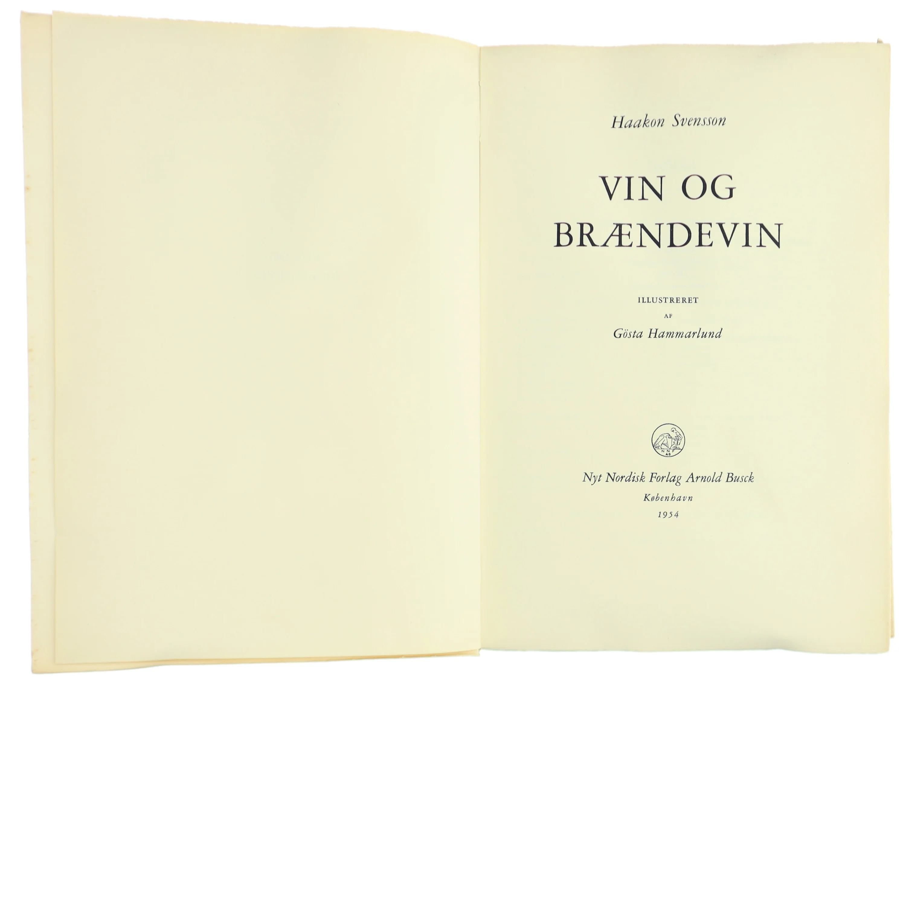 Vin og brændevin, bog