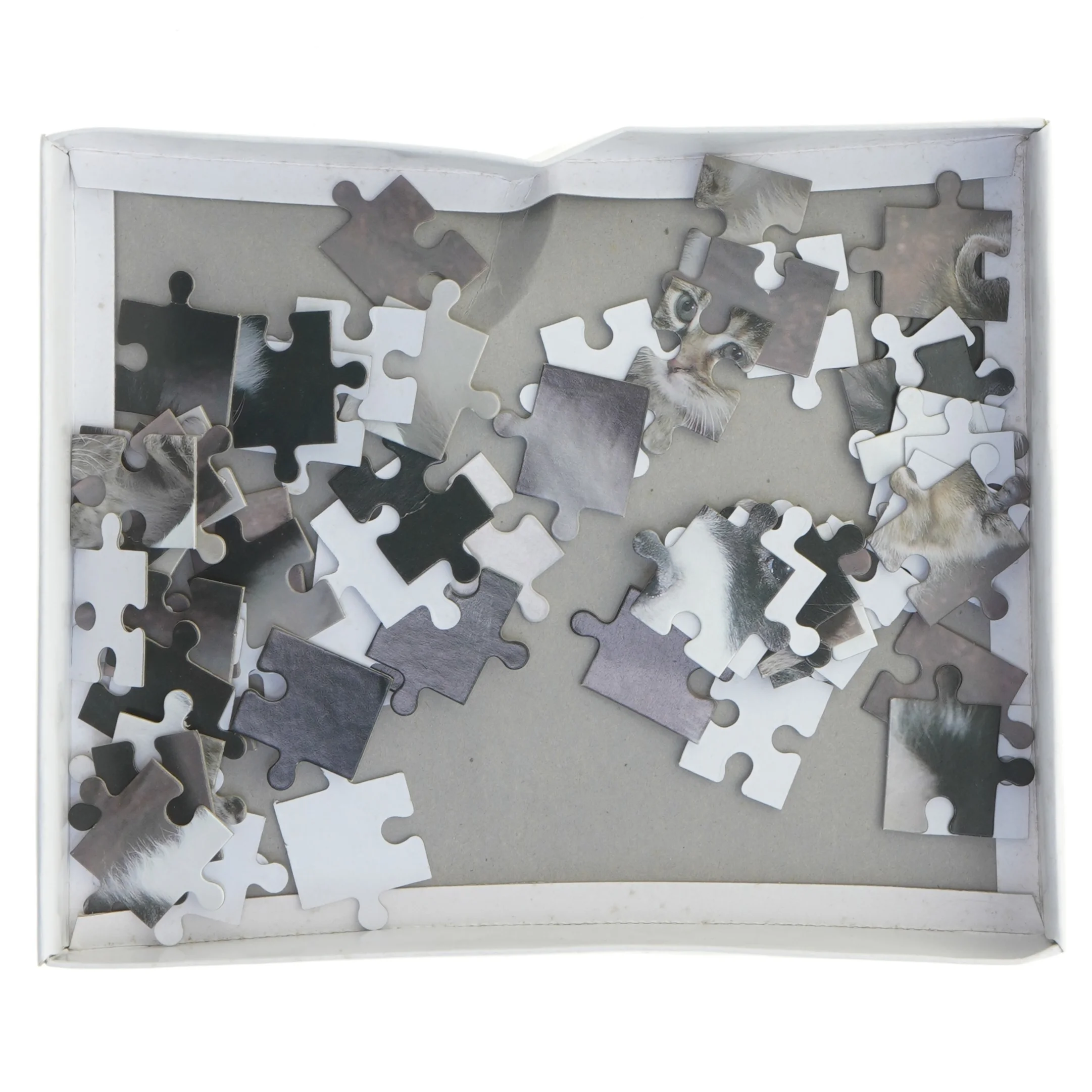 Puslespil med hund og kat (str. 60 brikker)