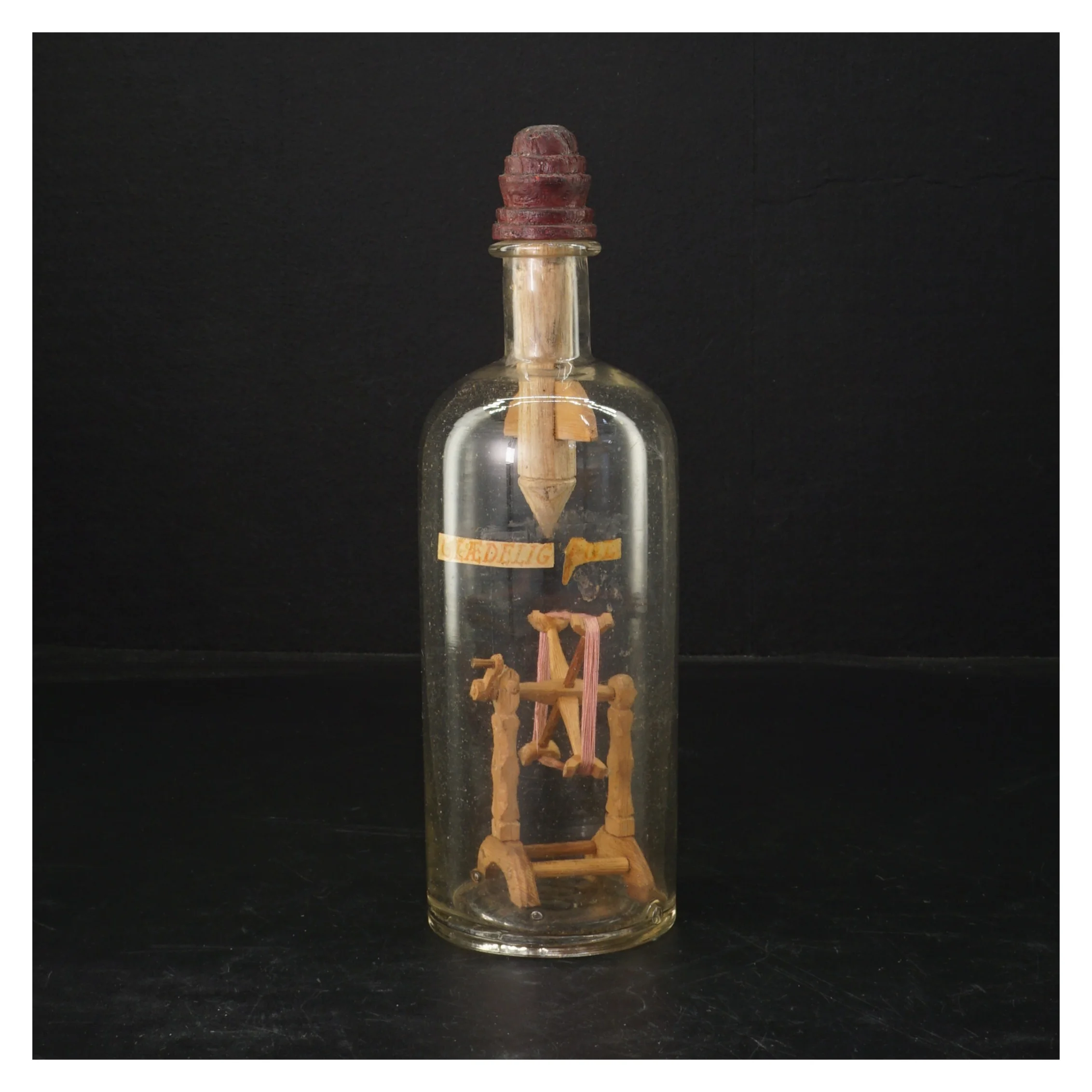 Skib i flaske (str. 21 cm)