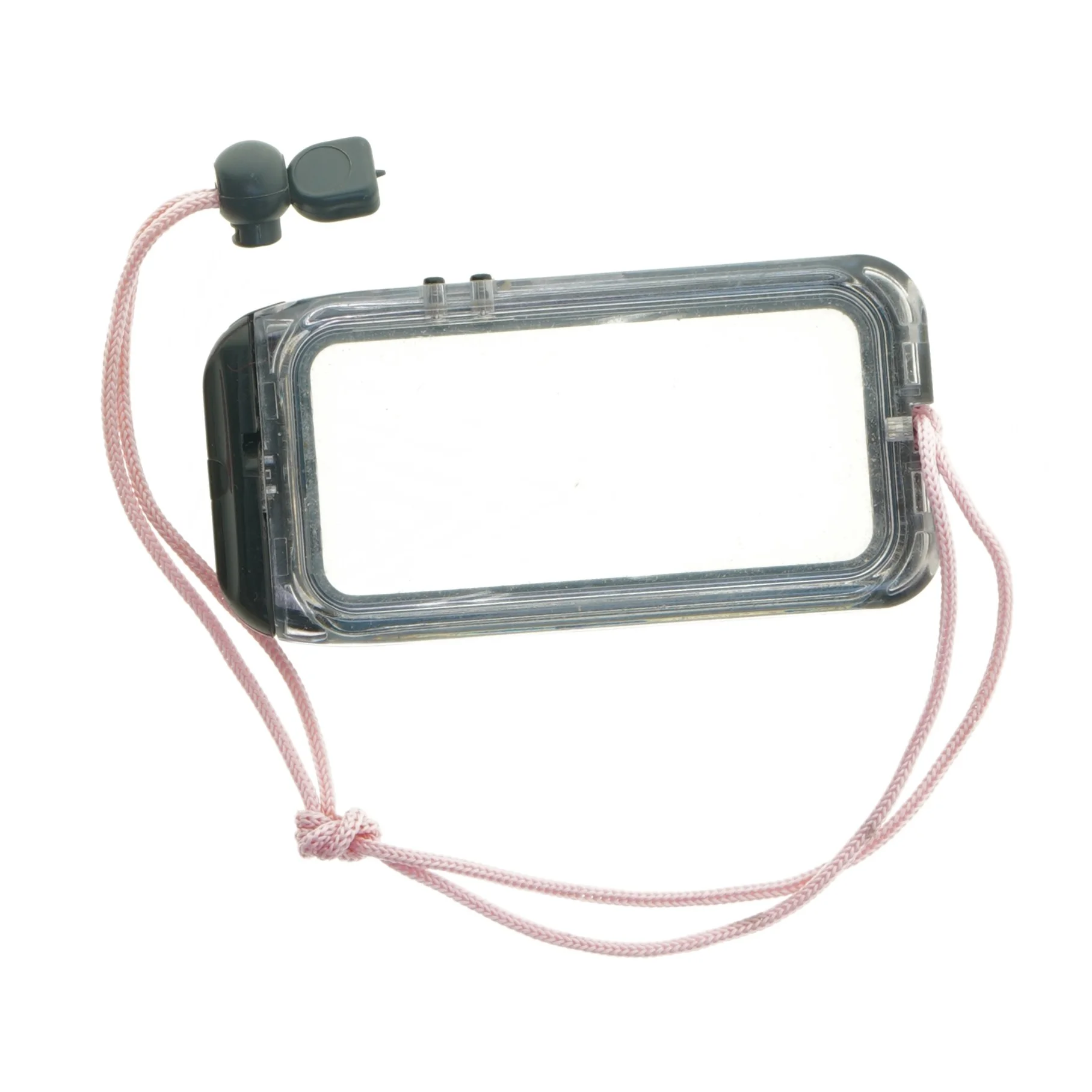 Vandtæt mobilcover med pink snor fra Aryca (str. 16x8 cm)