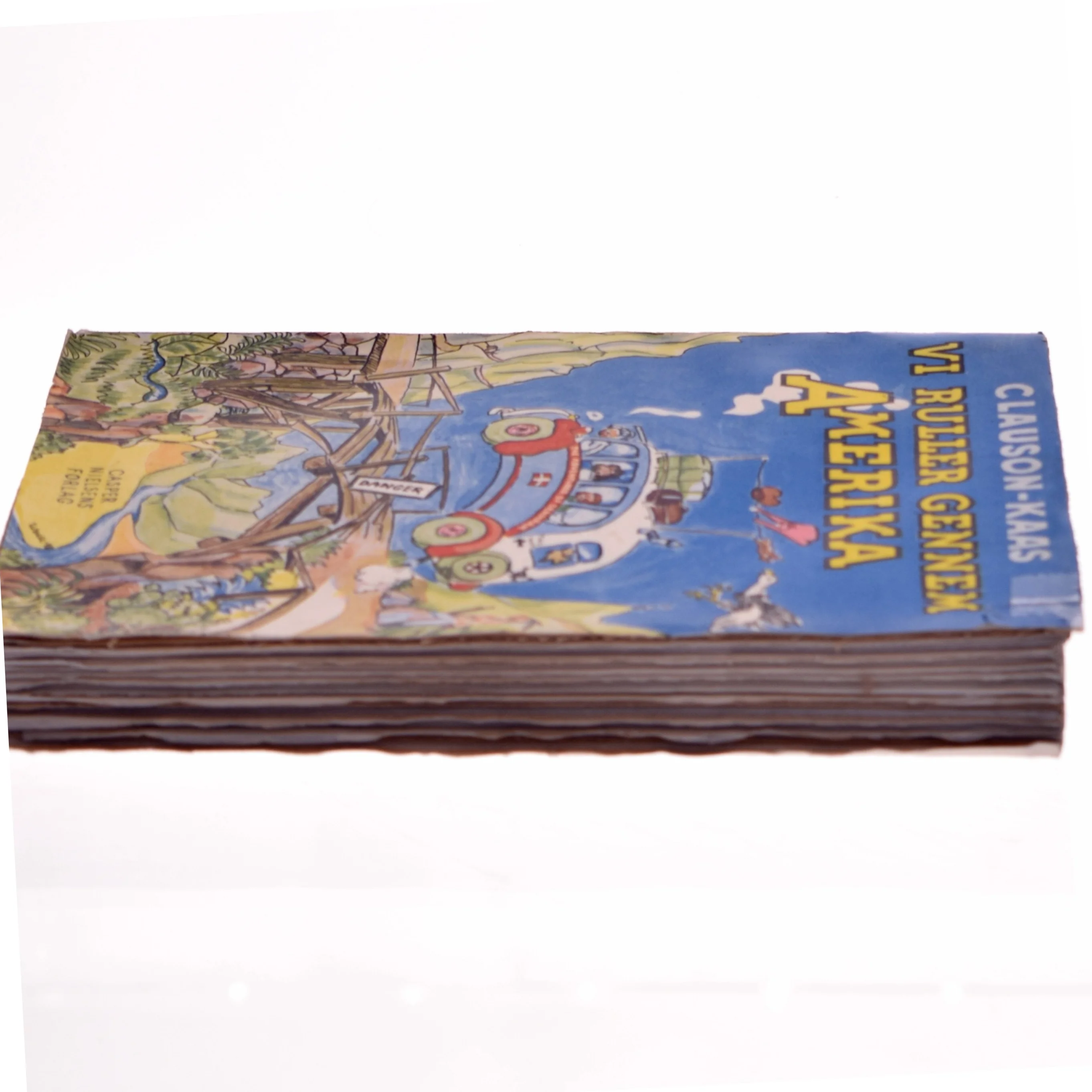 Rejsebog 'Vi Ruller Gennem Amerika' af Clauson-Kaas