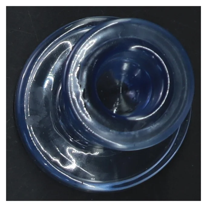 Lille blå vase / lysholdere (str. 8 cm)