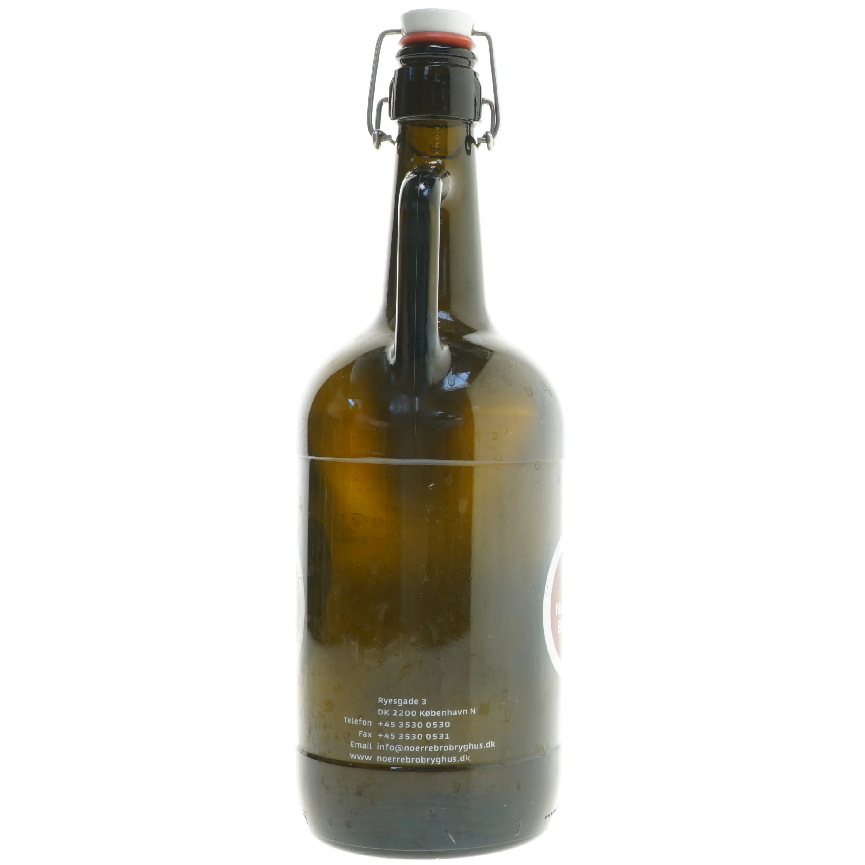 Nørrebro Bryghus ølflaske med patentlukning fra Nørrebro Bryghus (str. 37 cm)