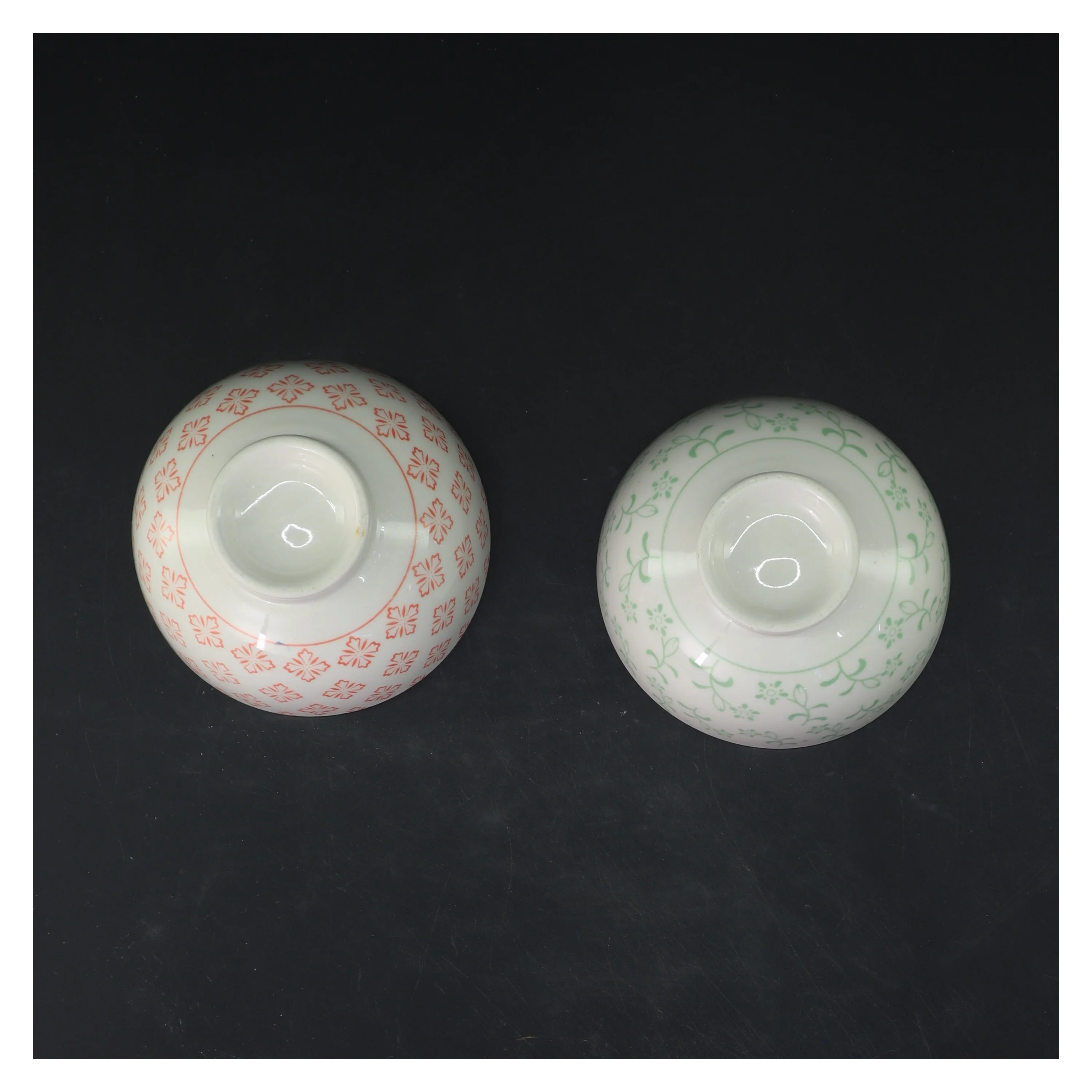 Skålesæt med mønster (str. Ø 11,5 cm)