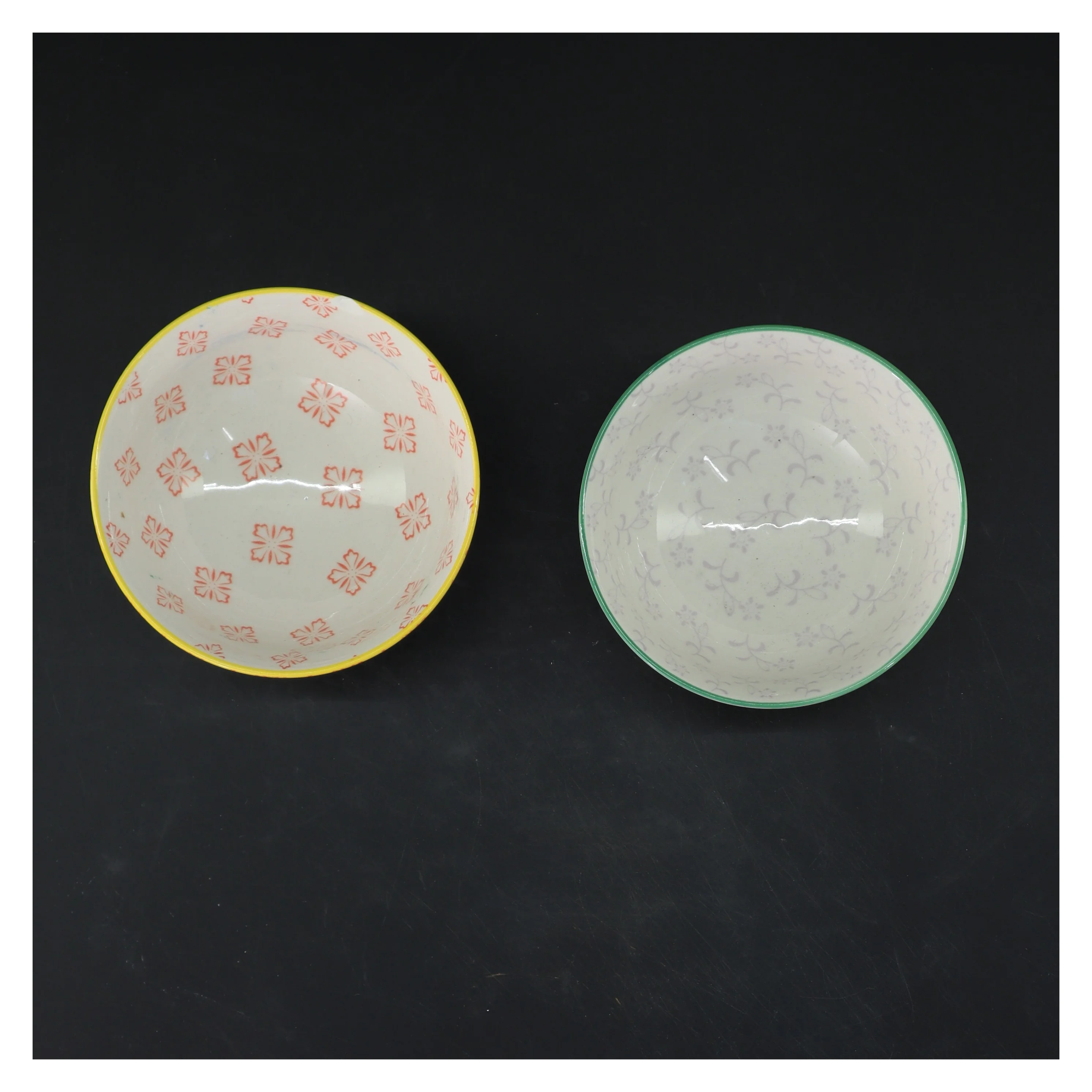 Skålesæt med mønster (str. Ø 11,5 cm)