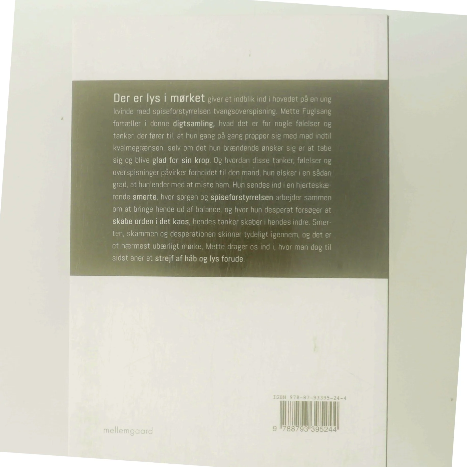 Der er lys i mørket af Mette Fuglsang (Bog)