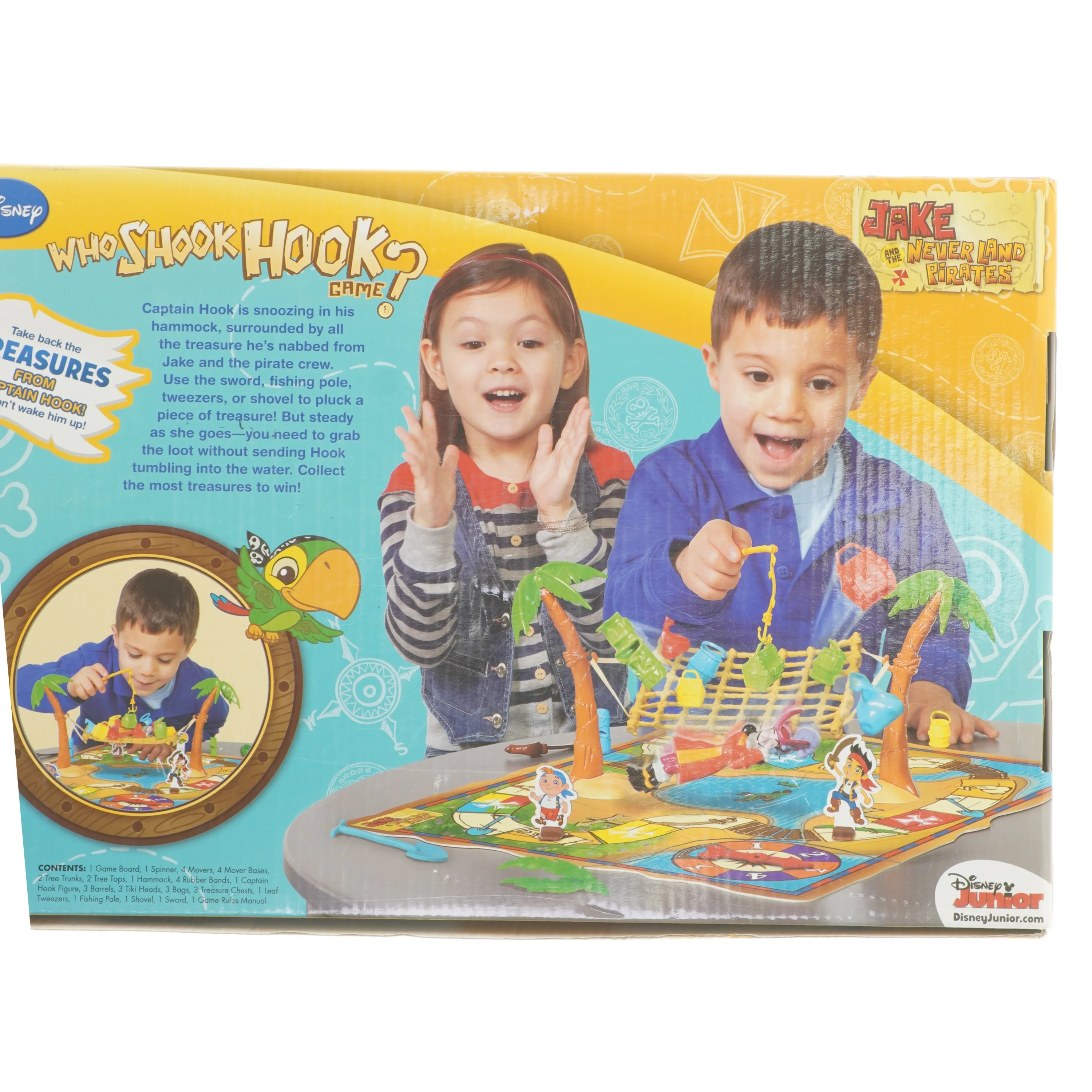 Who Shook Hook brætspil fra Disney (str. 40x27 cm)