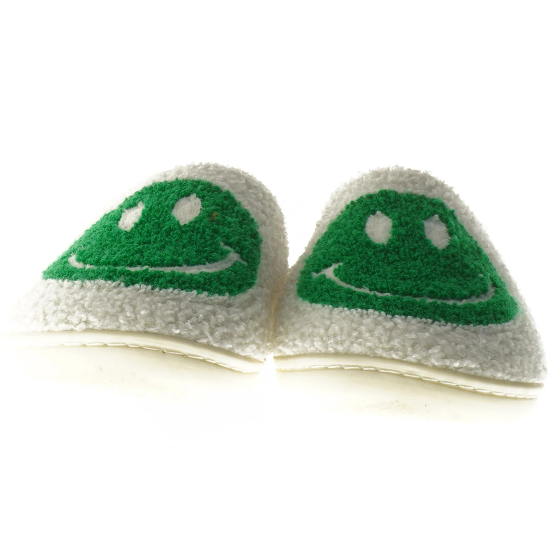 Hjemmesko med grøn smiley (str. 41-42 )