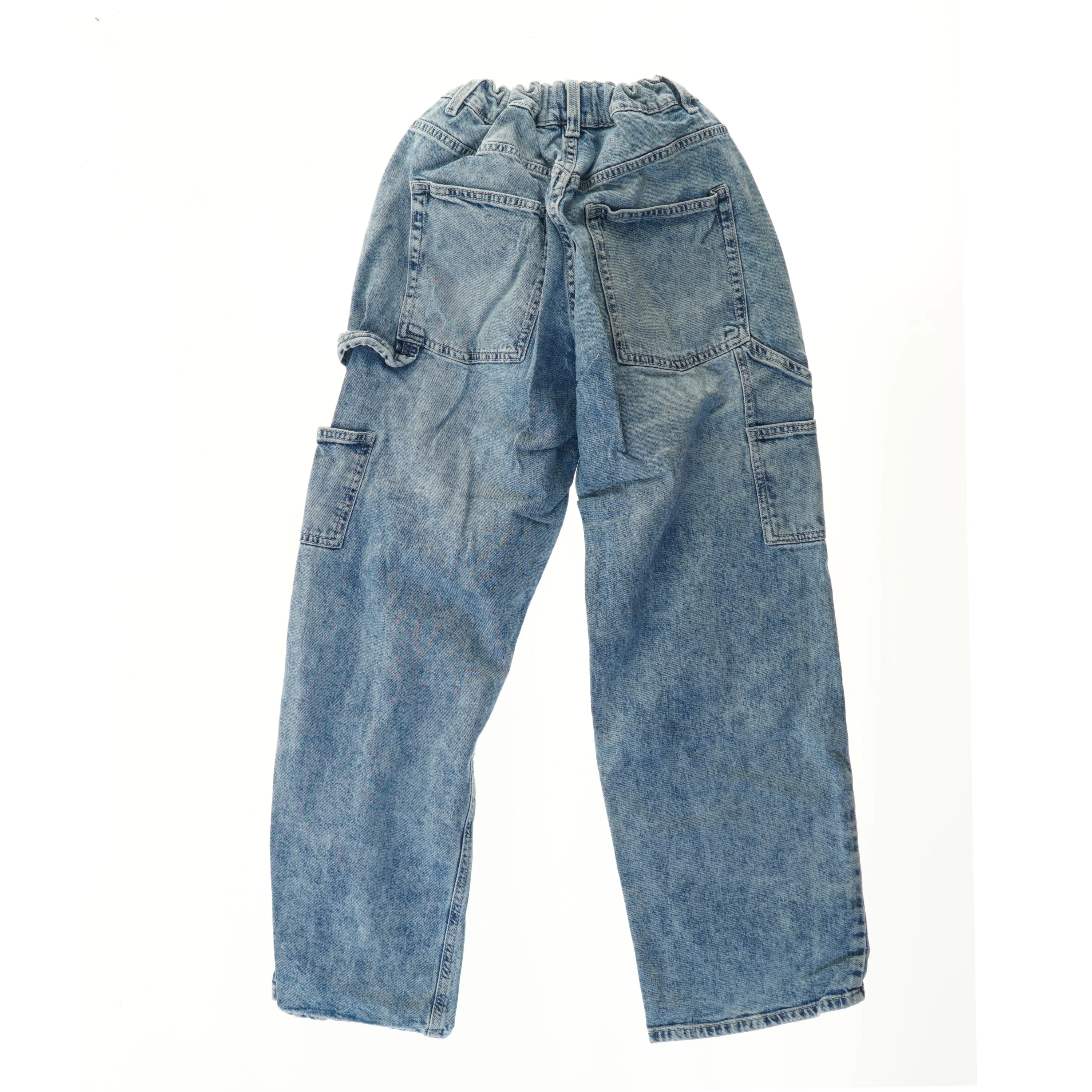 Afslappede jeans med lommer fra Lindex (str. 164)