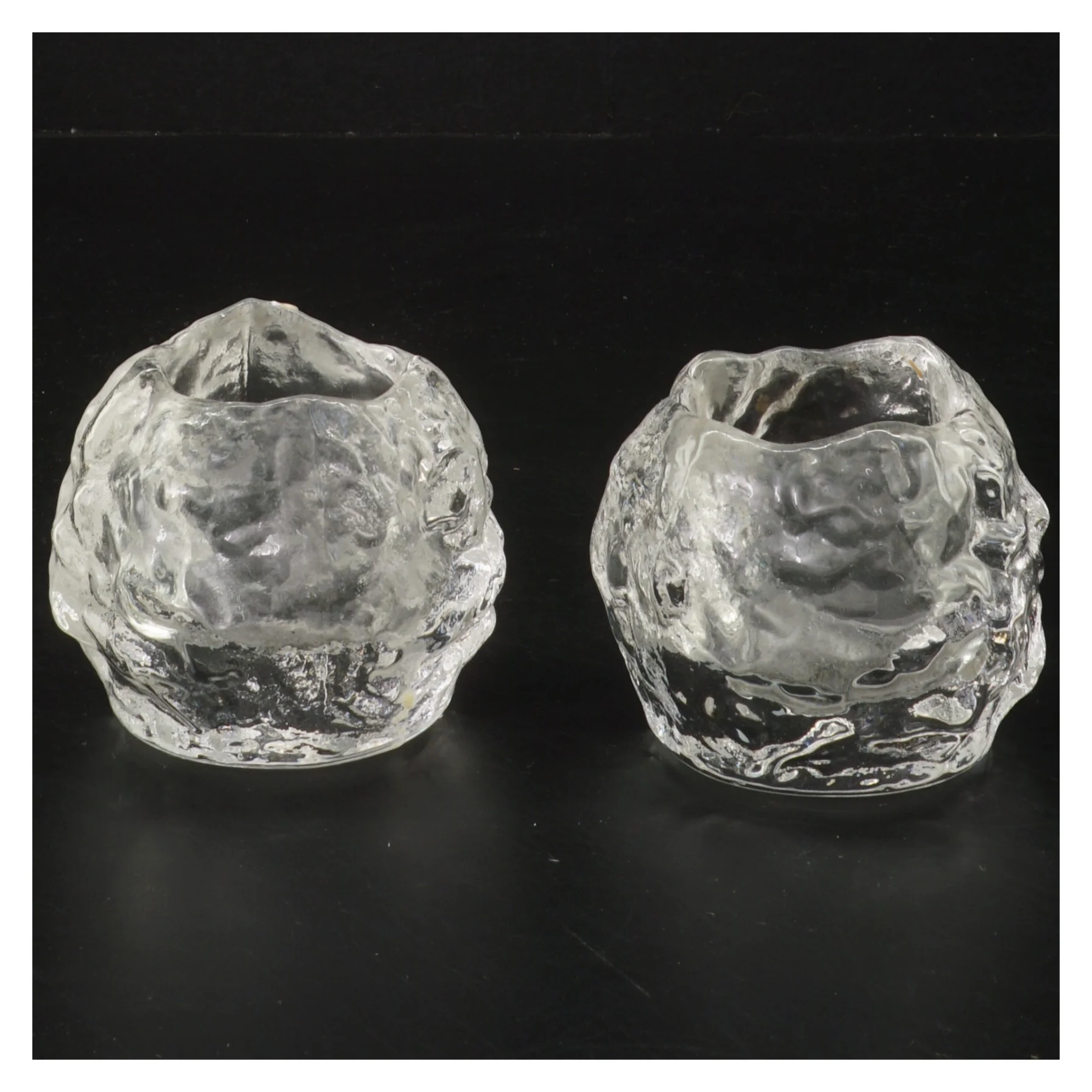 Glas fyrfadsstager (str. 6,5 cm)