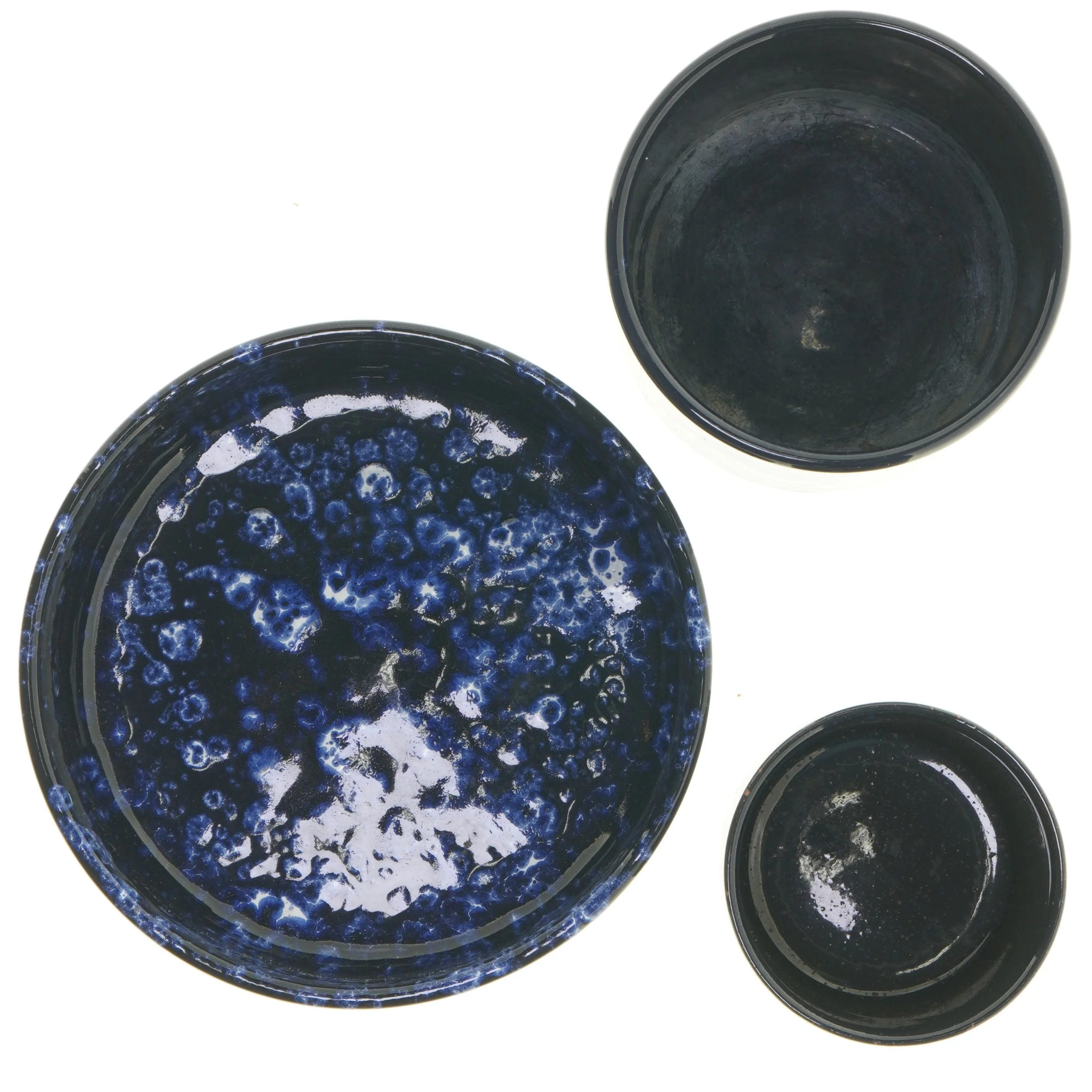 Keramiske skåle sæt (str. Ø 22 & 14 & 10,5 cm)