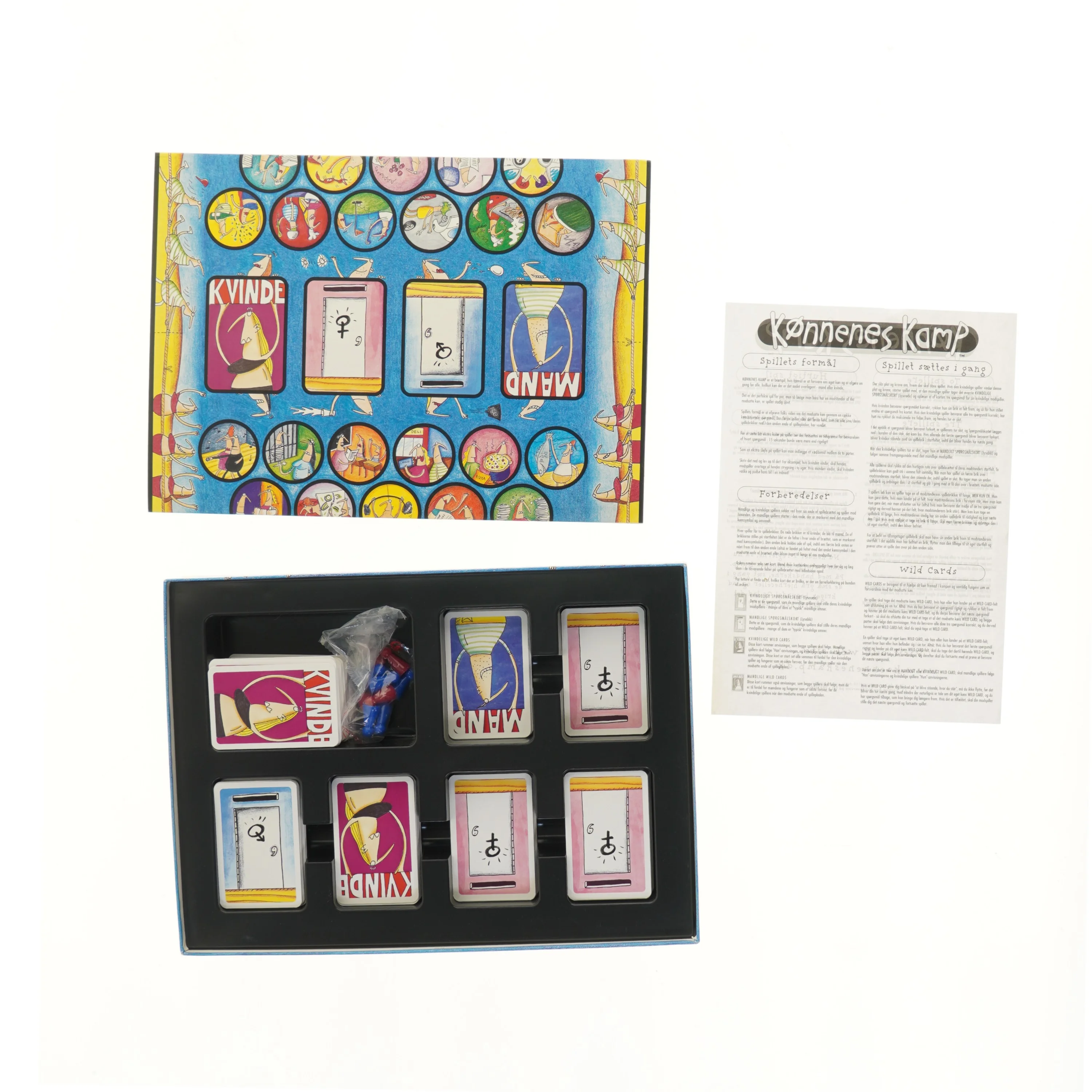 Kønnenes Kamp brætspil (str. 27x37 cm)