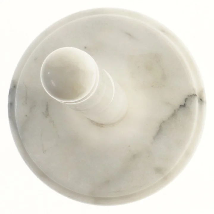 Køkkenrulleholder i marmor (str. 33 cm)