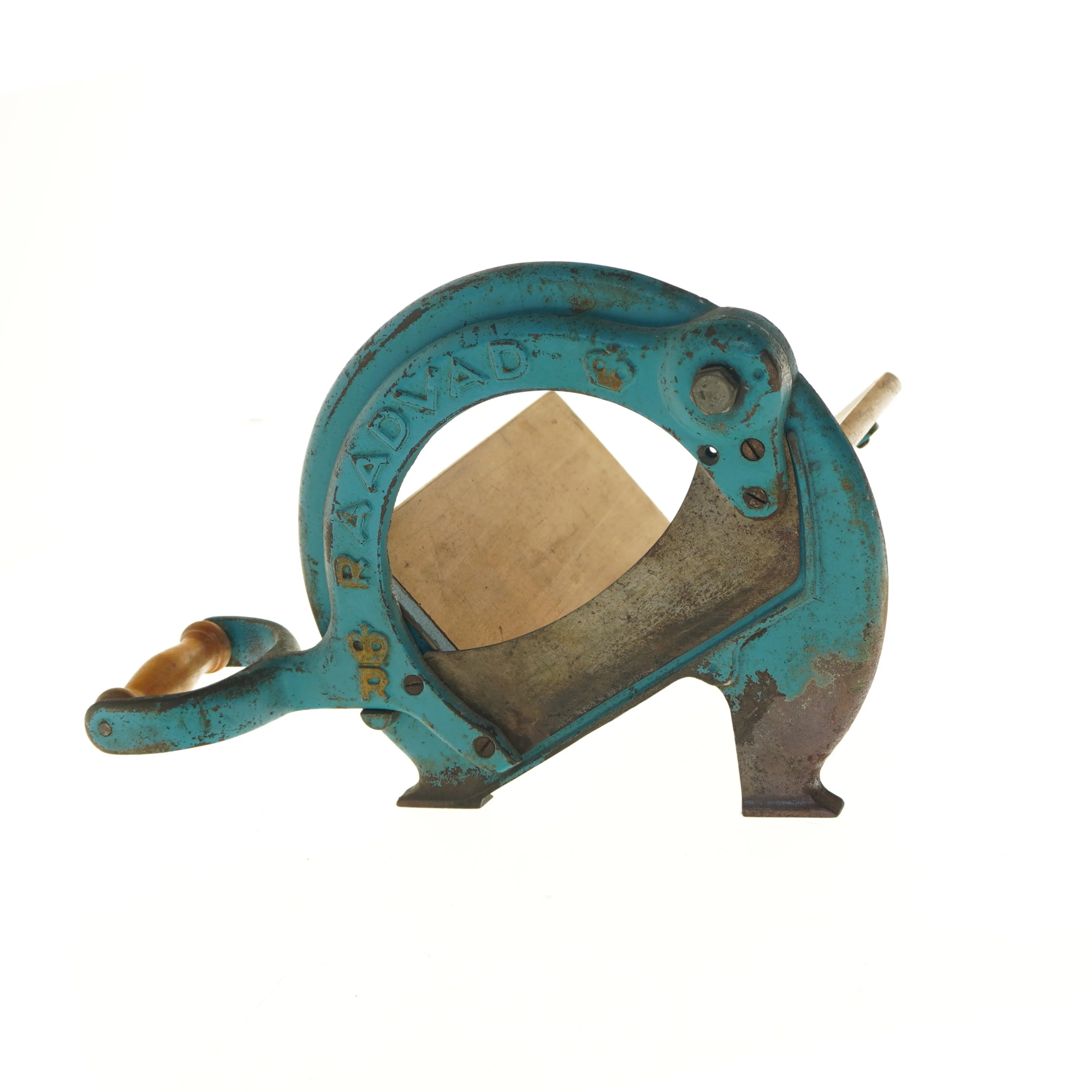 Brødskærer med træ og metal (str. 26x36x30 cm)