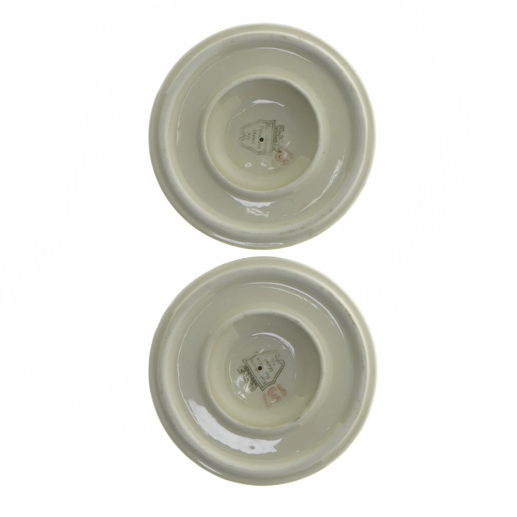 Porcelæns lysestager sæt fra KPM (str. 7,5 cm)