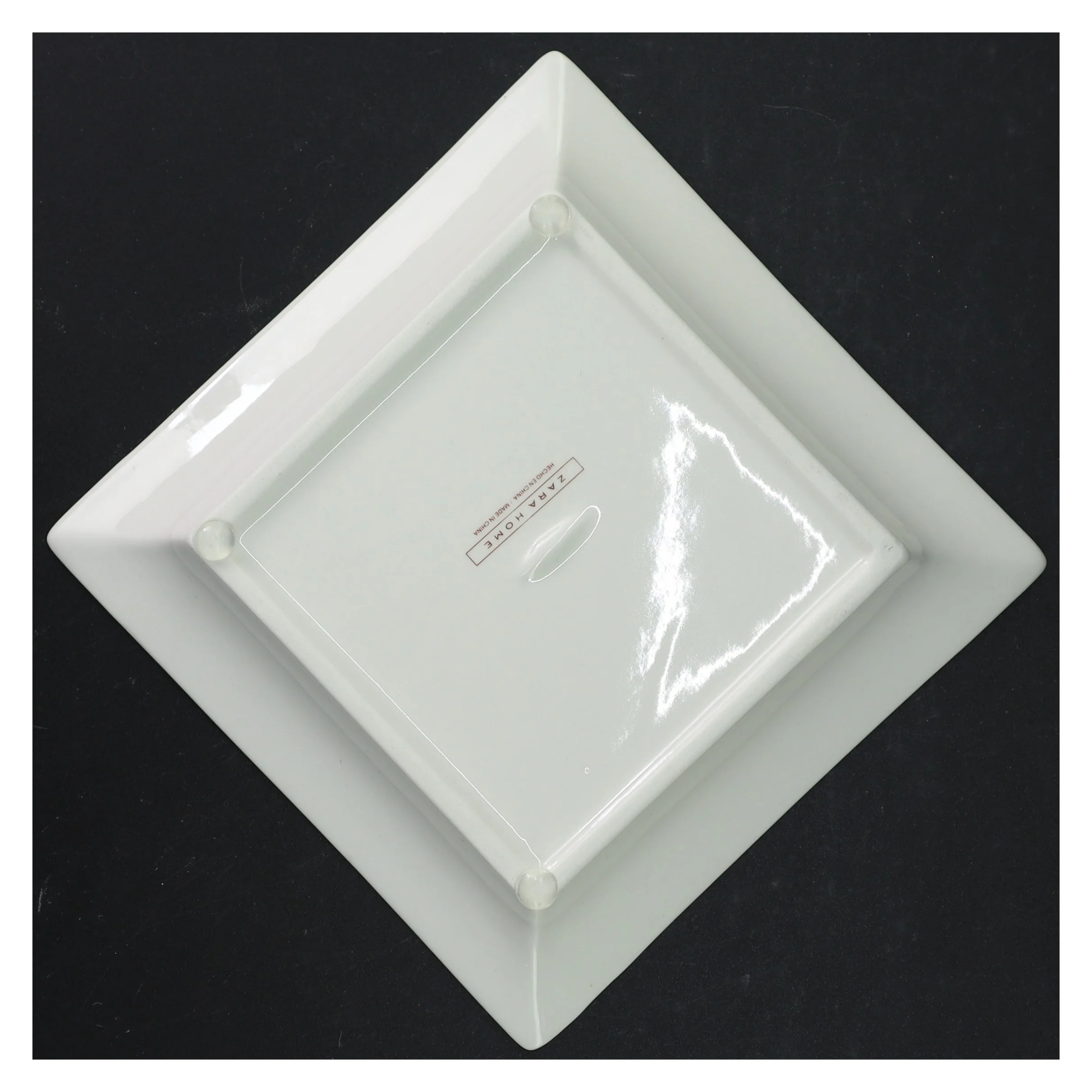 Porcelænsfad eller askebærger med blomstermotiv fra Zara Home (str. 18 x 18 cm)