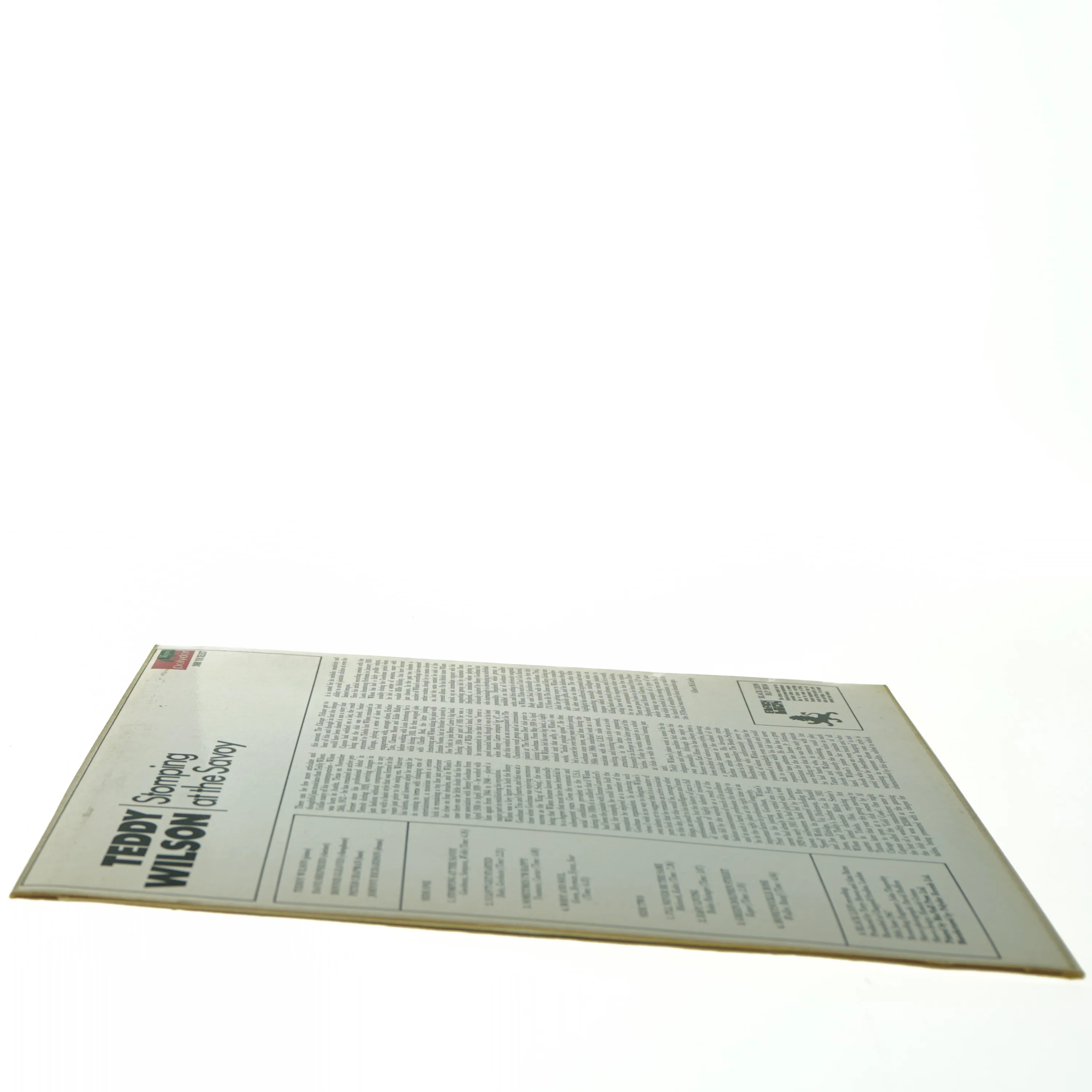 Teddy Wilson - Stomping at the Savoy LP fra Polydor Records (str. 30 cm)