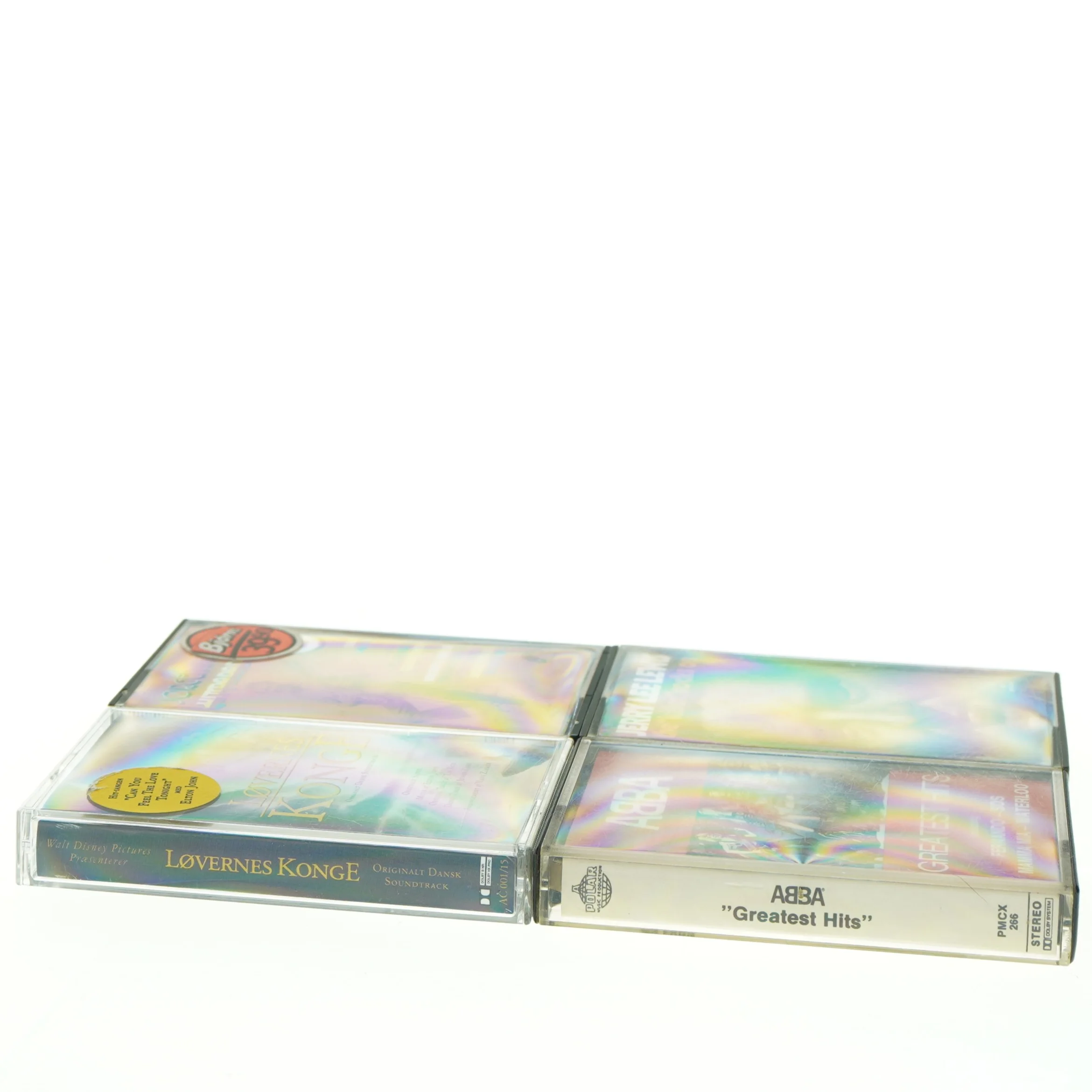 Musikkassetter samling (str. 11 x 7 cm)